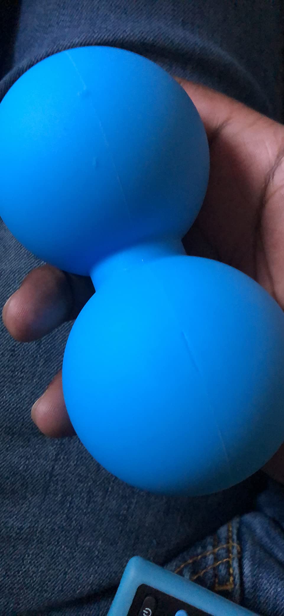 5BILLION FITNESS Peanut Massage Ball - Double Lacrosse Massage Ball & Mobility Ball for Physical Therapy - Deep Tissue Massage Tool for Myofascial Release, Muscle Relaxer, Acupoint Massage customer photo 1