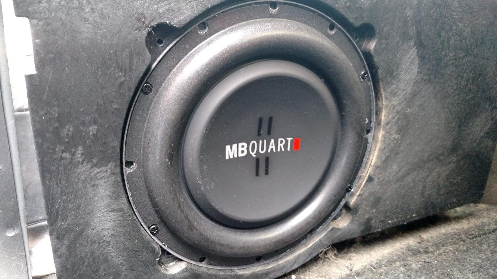 MB Quart DS Inch Shallow Space Saving Slim Subwoofer Car Speakers with Dual Voice Coil for Vehicle Sounds Audio Systems, Black customer photo 1