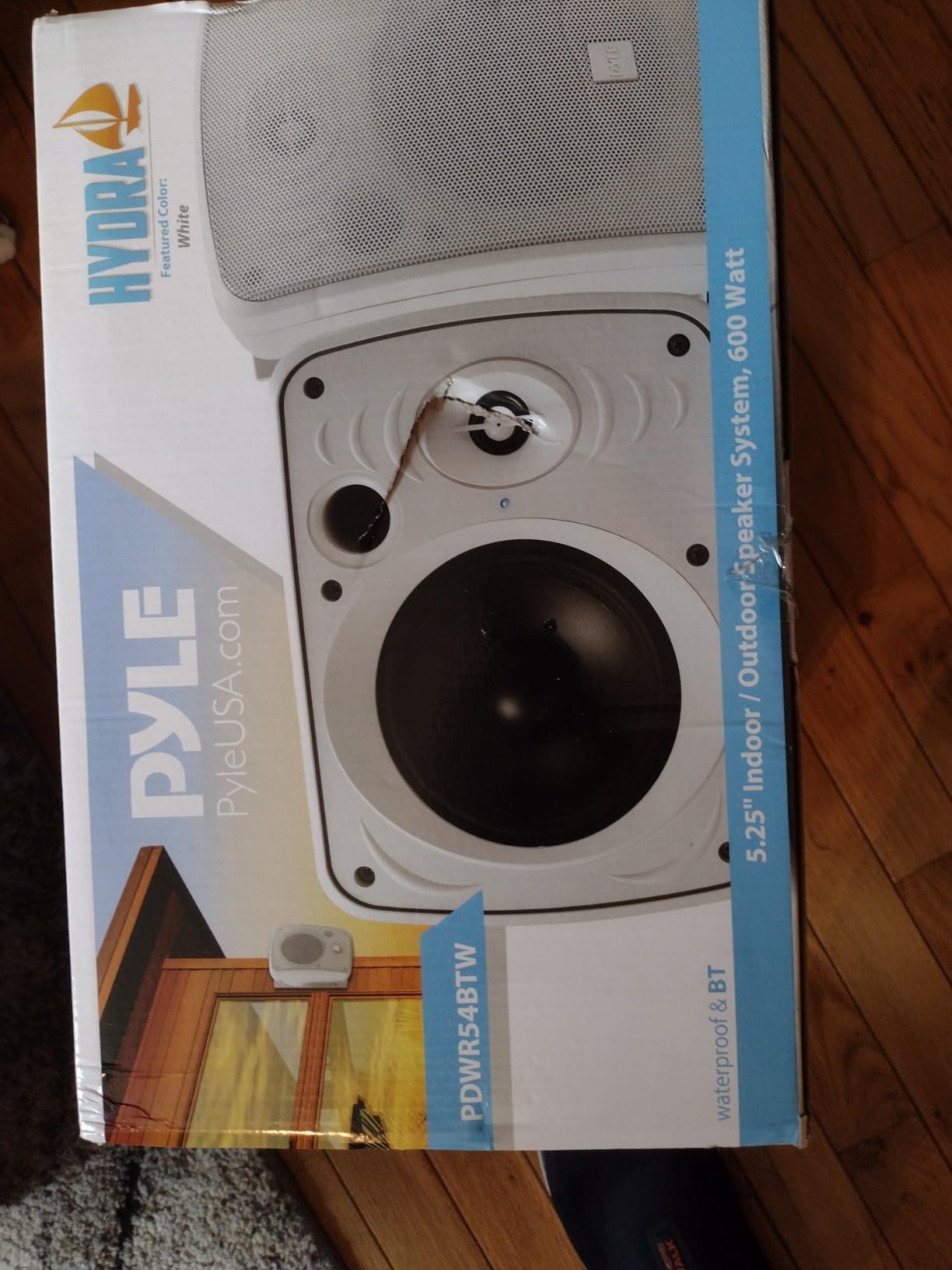 Pyle 600W Outdoor Bluetooth Speaker System | Marine Grade Active and Passive 2-Way Stereo Speakers with Built-In Amplifier | Home, Boat, Patio, Pool and Outdoor Use | RCA Inputs (Pair) customer photo 2