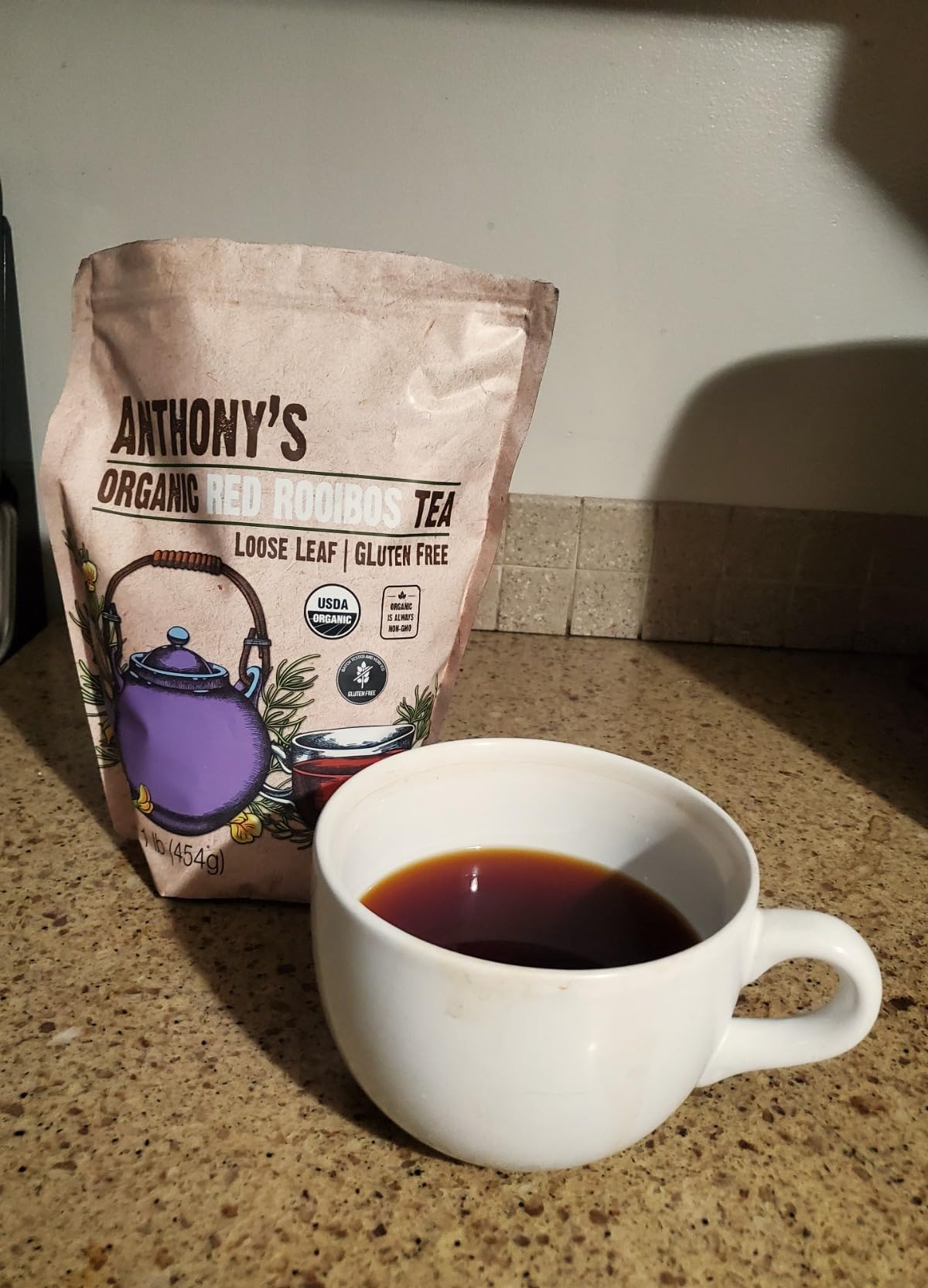 Anthony's Organic Red Rooibos Loose Leaf Tea, 1 lb, Gluten Free, Non GMO, Non Irradiated, Keto Friendly customer photo 1