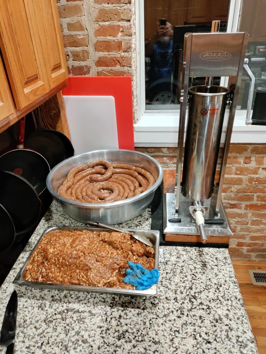 Hakka 7Lb/3L Sausage Stuffers and Vertical Sausage Makers customer photo 1