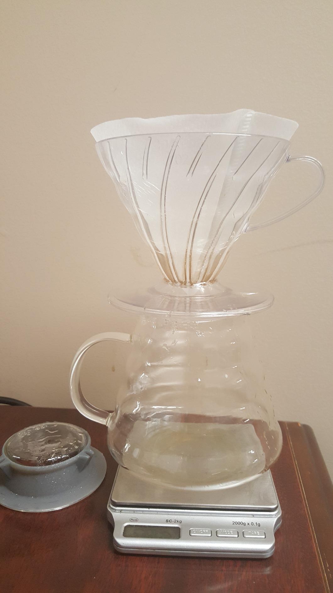 Hiware 600ml Coffee Server, Standard Glass Coffee Carafe, Coffee Pot, Clear customer photo 2