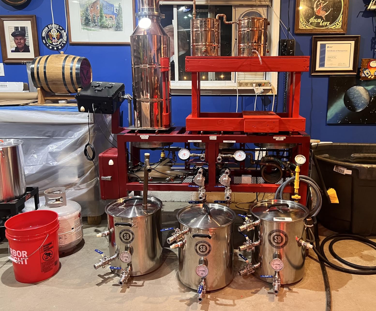 10 Gal Copper Moonshine Still KIT customer photo 1