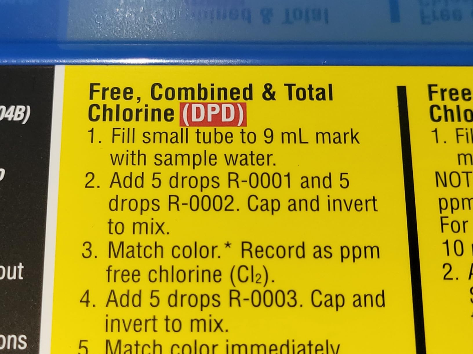 Taylor K-2006-SALT FAS-DPD, 9-in-1 Pool & Spa Test Kit, Free & Combined Chlorine, pH, Acid & Base Demand, Total Alkalinity, Calcium Hardness, Cyanuric Acid (CYA), and Chloride (Sodium Chloride). customer photo 1