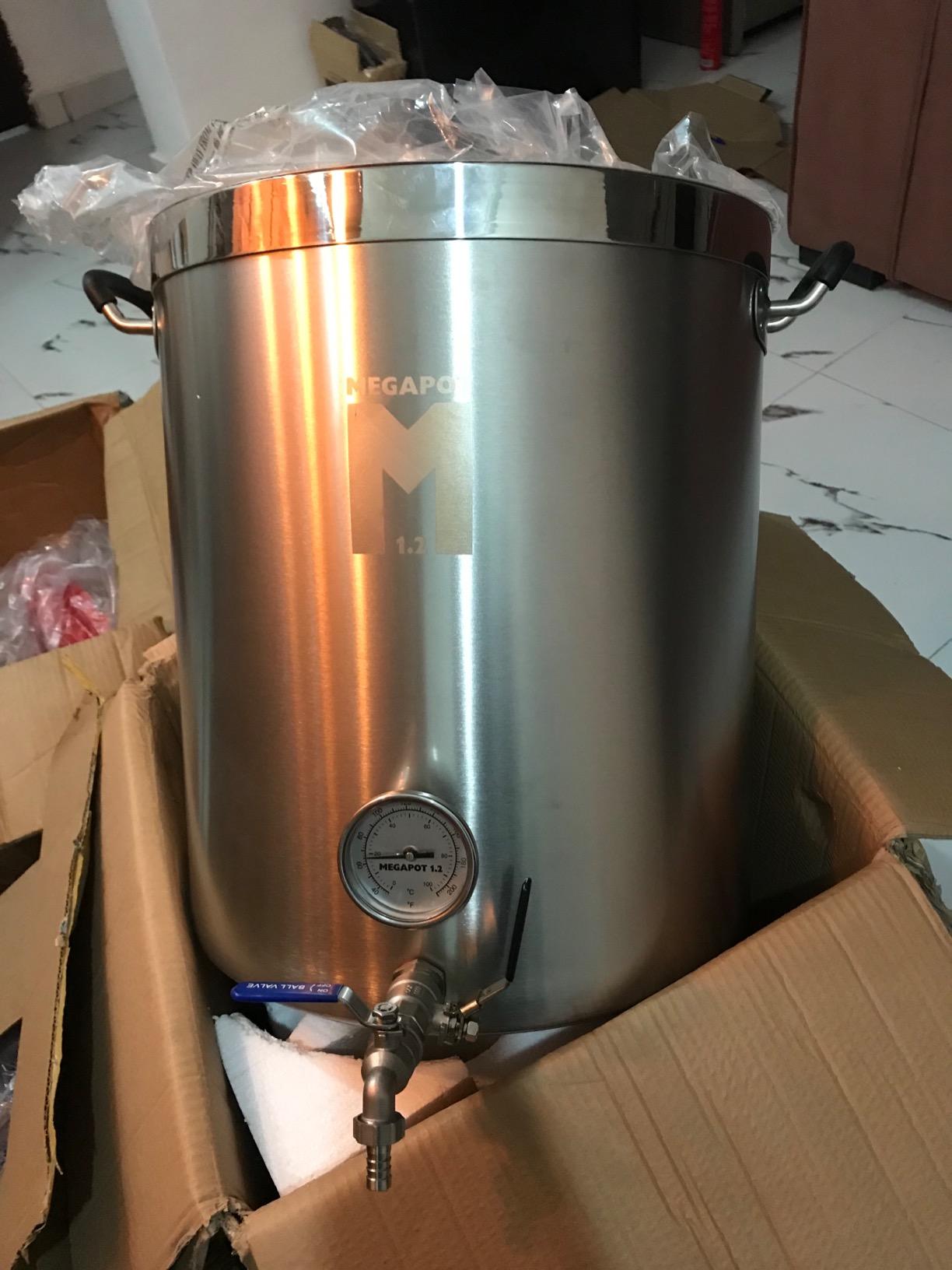 Northern Brewer MegaPot 30 G Steel Brew Kettle w/Valve & Thermometer customer photo 1