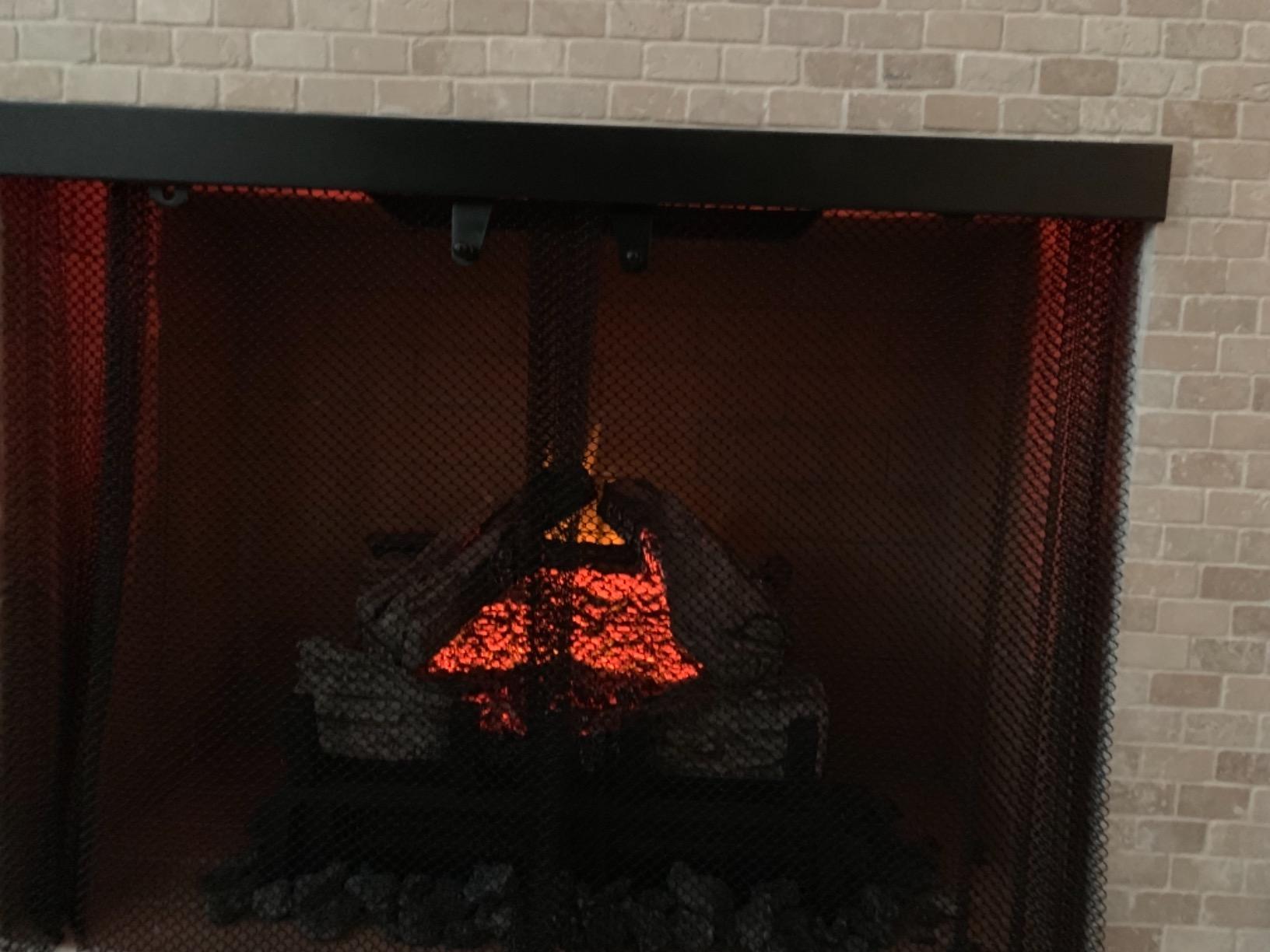 Napoleon Woodland 24 - NEFI24H - Electric Log Set, Electric Fireplace, 24-in, Hand Painted Realistic Logs, High Intensity LED Lights, Realistic Fire, Glowing Logs, Fireplace Insert, Remote Included customer photo 1