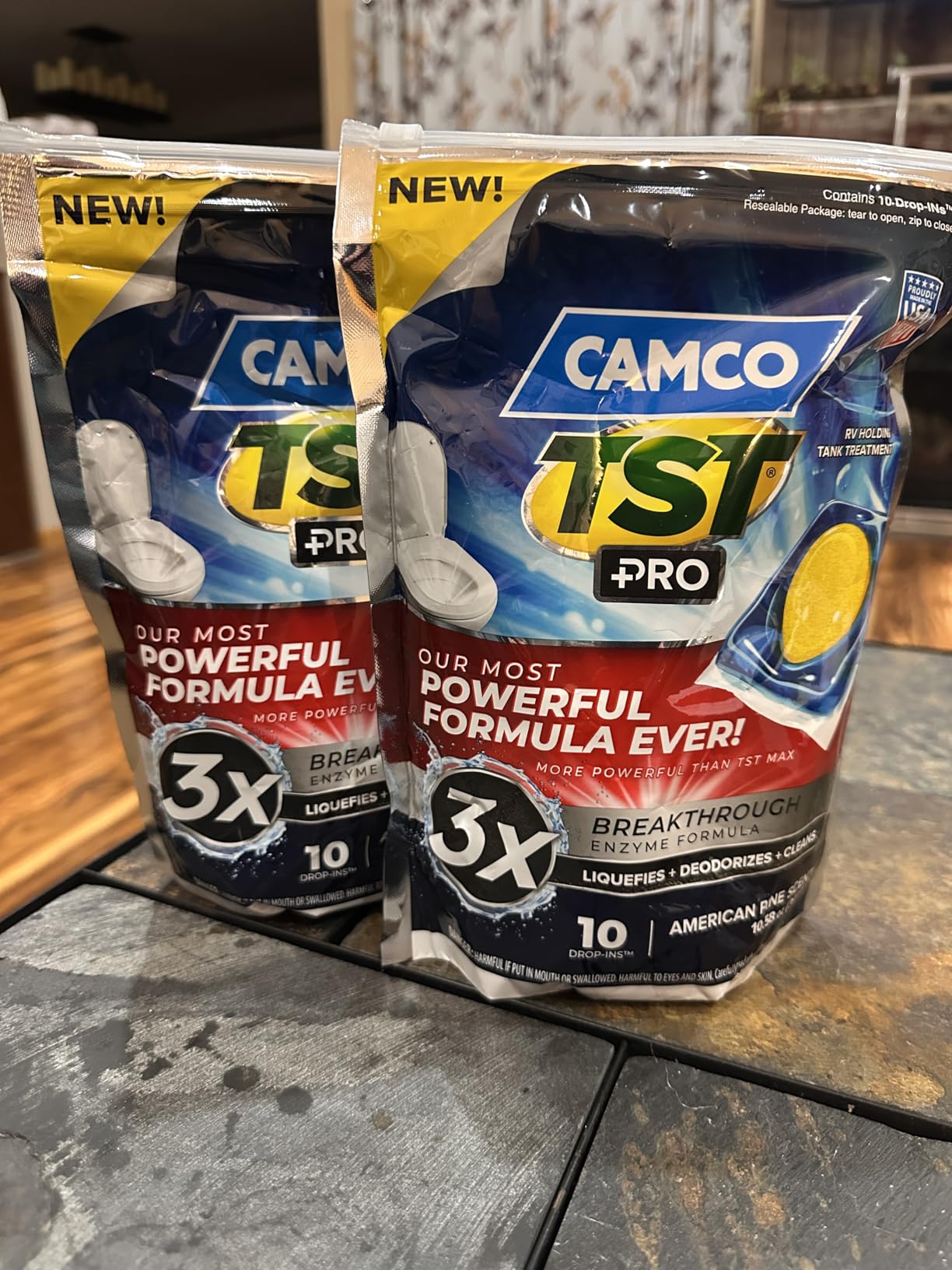 Camco TST MAX RV Toilet Treatment Drop-INs - Orange 30-pk - Made in the USA | Control Unwanted Odors & Break Down Waste and Tissue - Safe Septic RV Tank Treatment (41183) customer photo 1