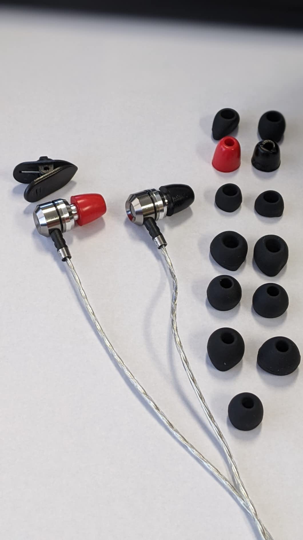 Sephia SP3060 Earbuds Wired in-Ear Headphones | HD Bass Driven Audio, Lightweight Aluminum, S/M/L Ear Bud Tips, Earphone Case, 3.5mm, Tangle-Free Cord, No Mic customer photo 2