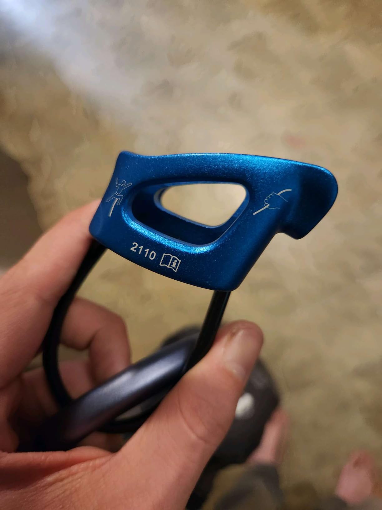 Black Diamond ATC Belay Rappel Device, Aluminum Rock Climbing, Canyoneering customer photo 2