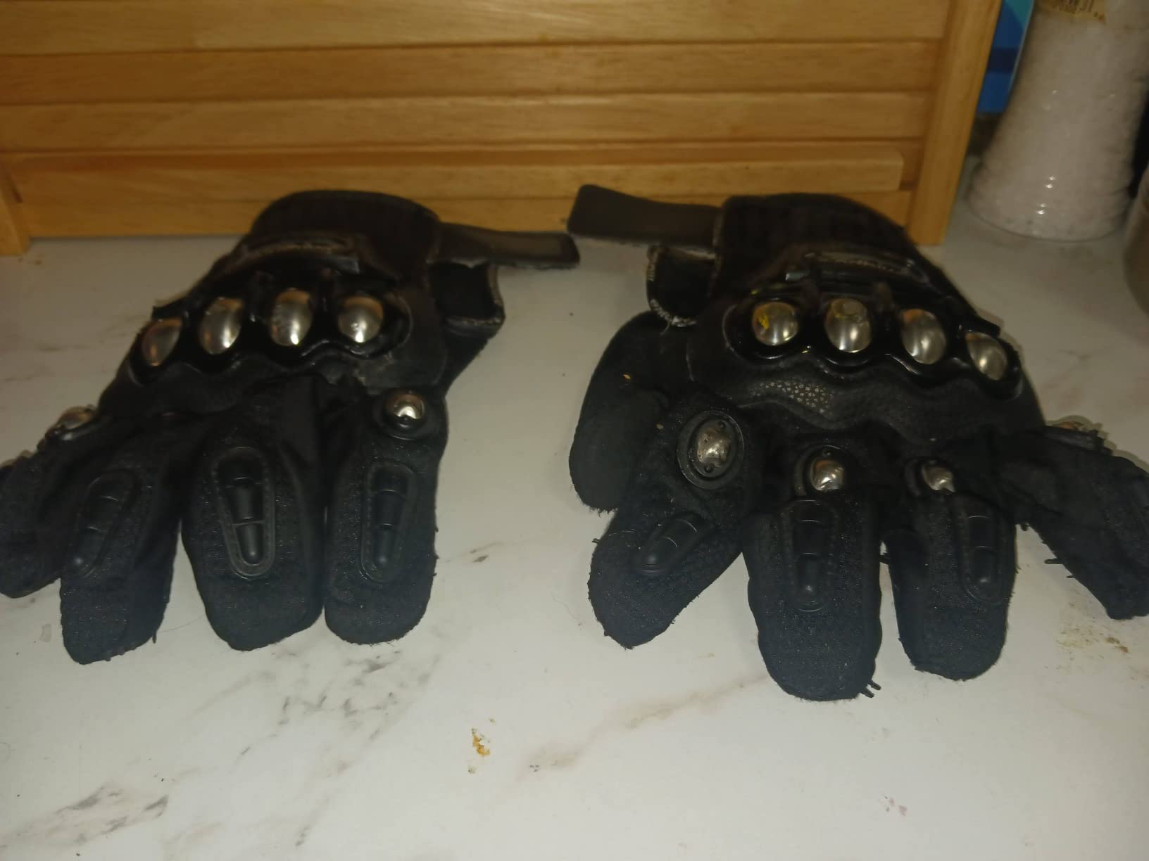 ILM Alloy Steel Touchscreen Motorcycle Powersports Racing Glove MB10C/10CL | Alloy Knuckle Protectors, Injection-Molded, Full Protection, U-Back, 3D Anti-Slip Palm, Touchscreen, Adjustable Cuff customer photo 2