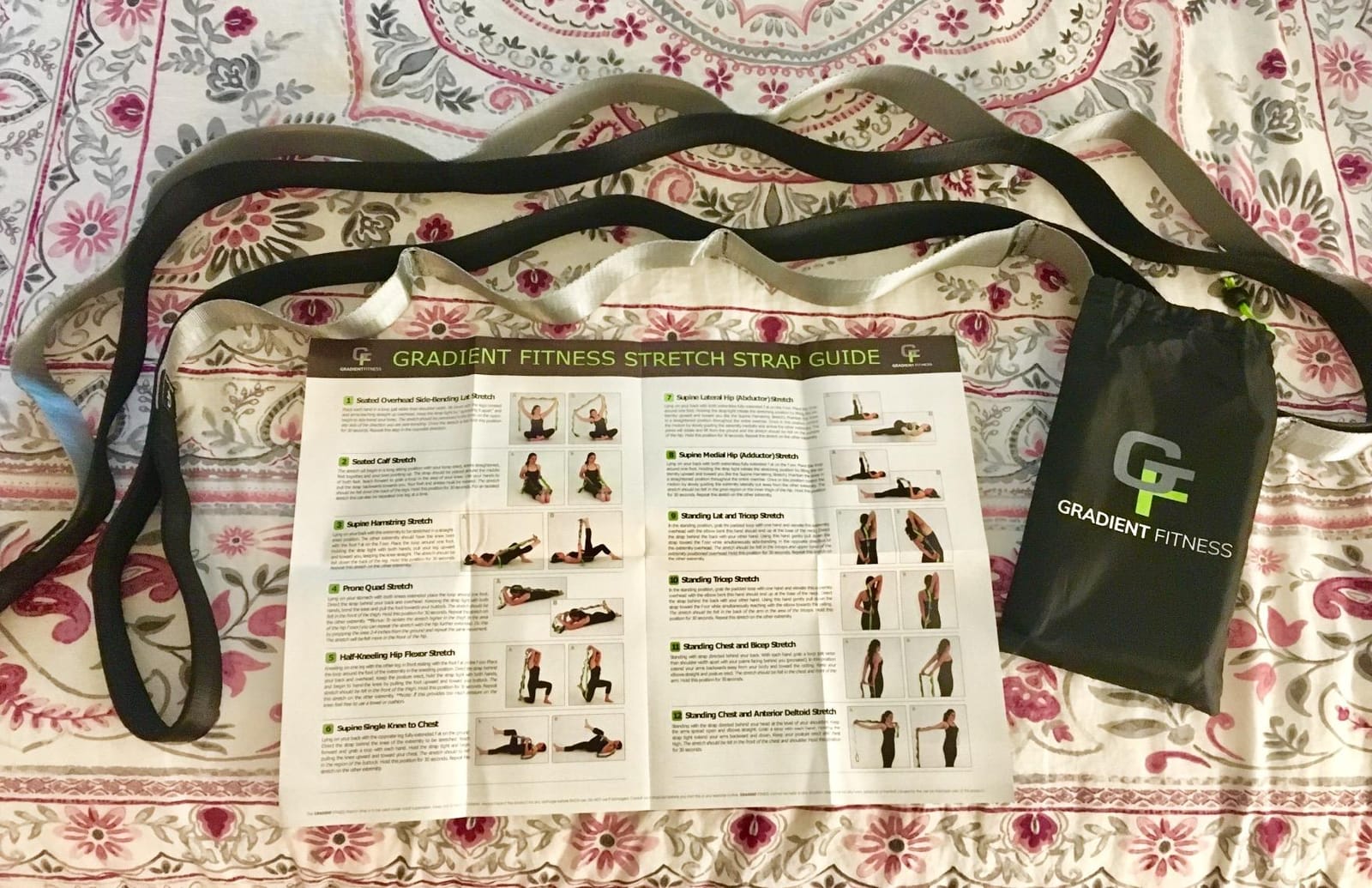 Gradient Fitness Stretching Strap for Physical Therapy, 12 Multi-Loop Stretch Strap 1.5