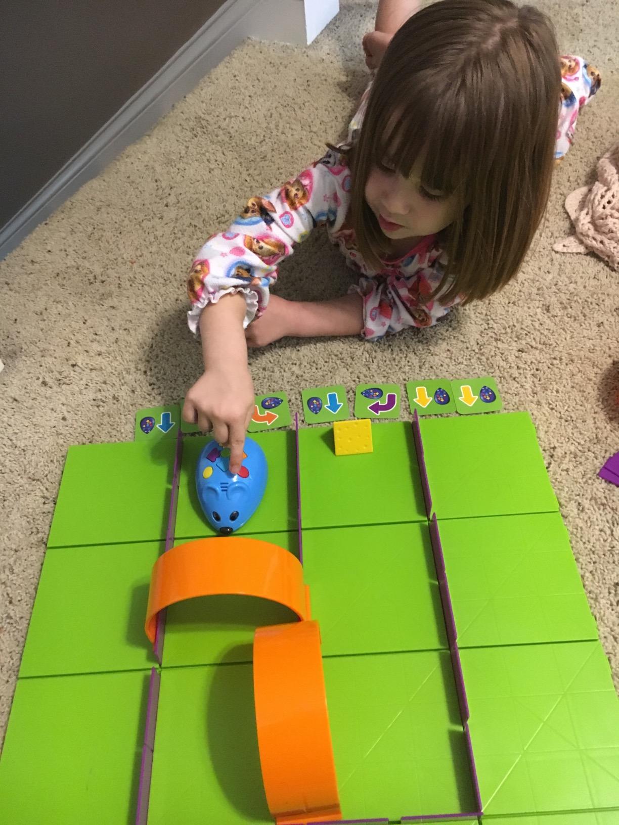 Learning Resources Code & Go Robot Mouse Activity Set | Screen-Free Coding Robot Toy, Early Programming for Kids, STEM Robotics Kit, Ages 4+ customer photo 2