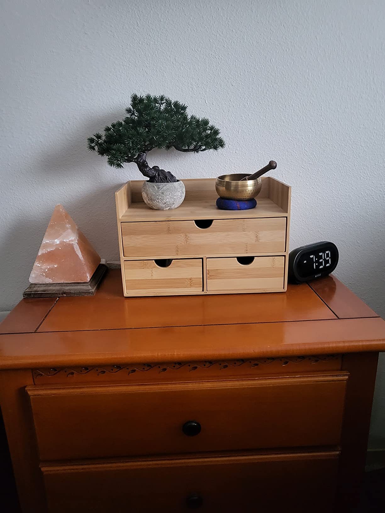 Handcrafted Tibetan Singing Bowl Set - 3.5