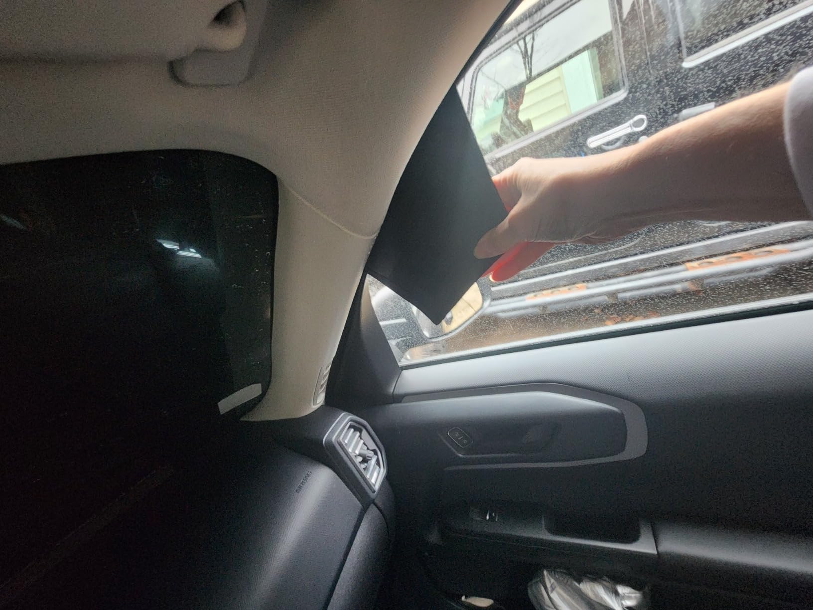 OxGord Windshield Snow Cover Ice Removal Wiper Visor Protector All Weather Winter Summer Auto Sun Shade for Cars Trucks Vans and SUVs Stop Scraping with a Brush or Shovel customer photo 1