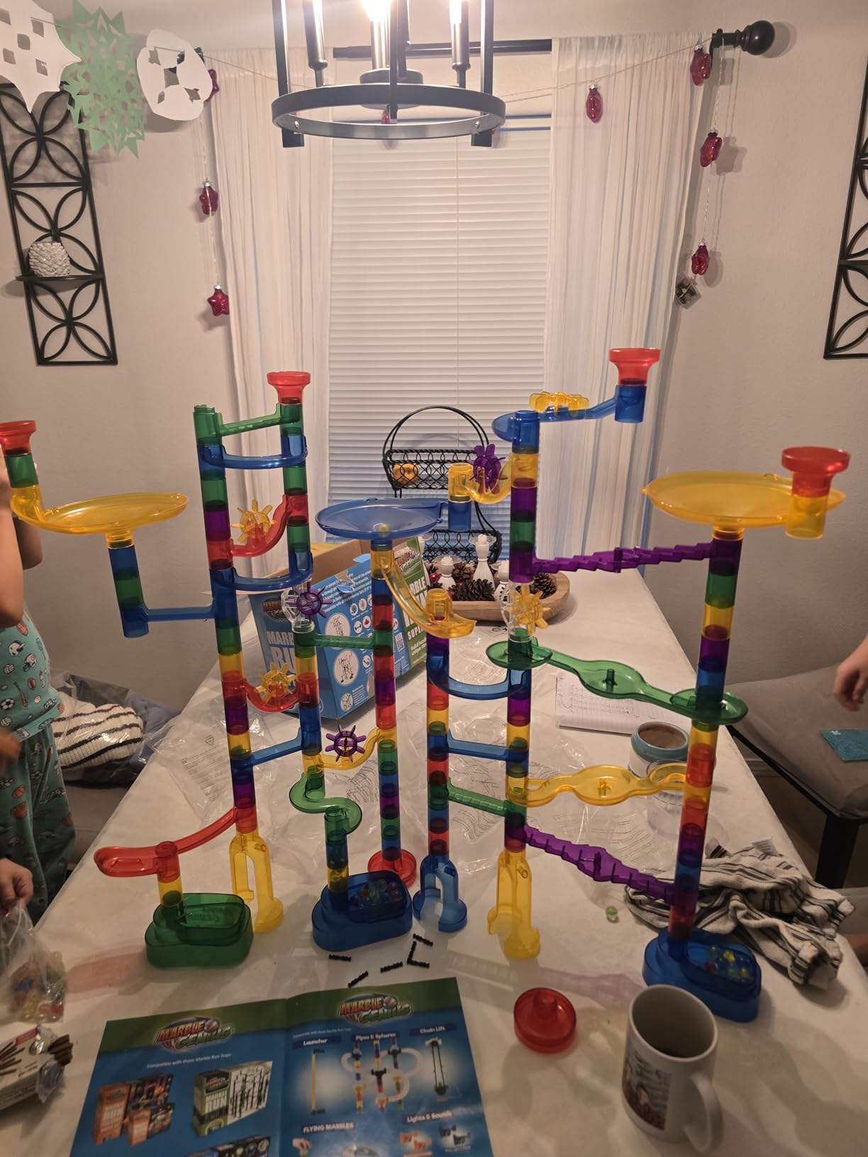 Marble Genius Marble Run Super Set, STEM Toys & Maze Construction Building - 150 Translucent Track Pieces & Glass Marble for Family, Kids Toddlers Ages 4-8 - Fun Holiday Creative Gifts customer photo 1