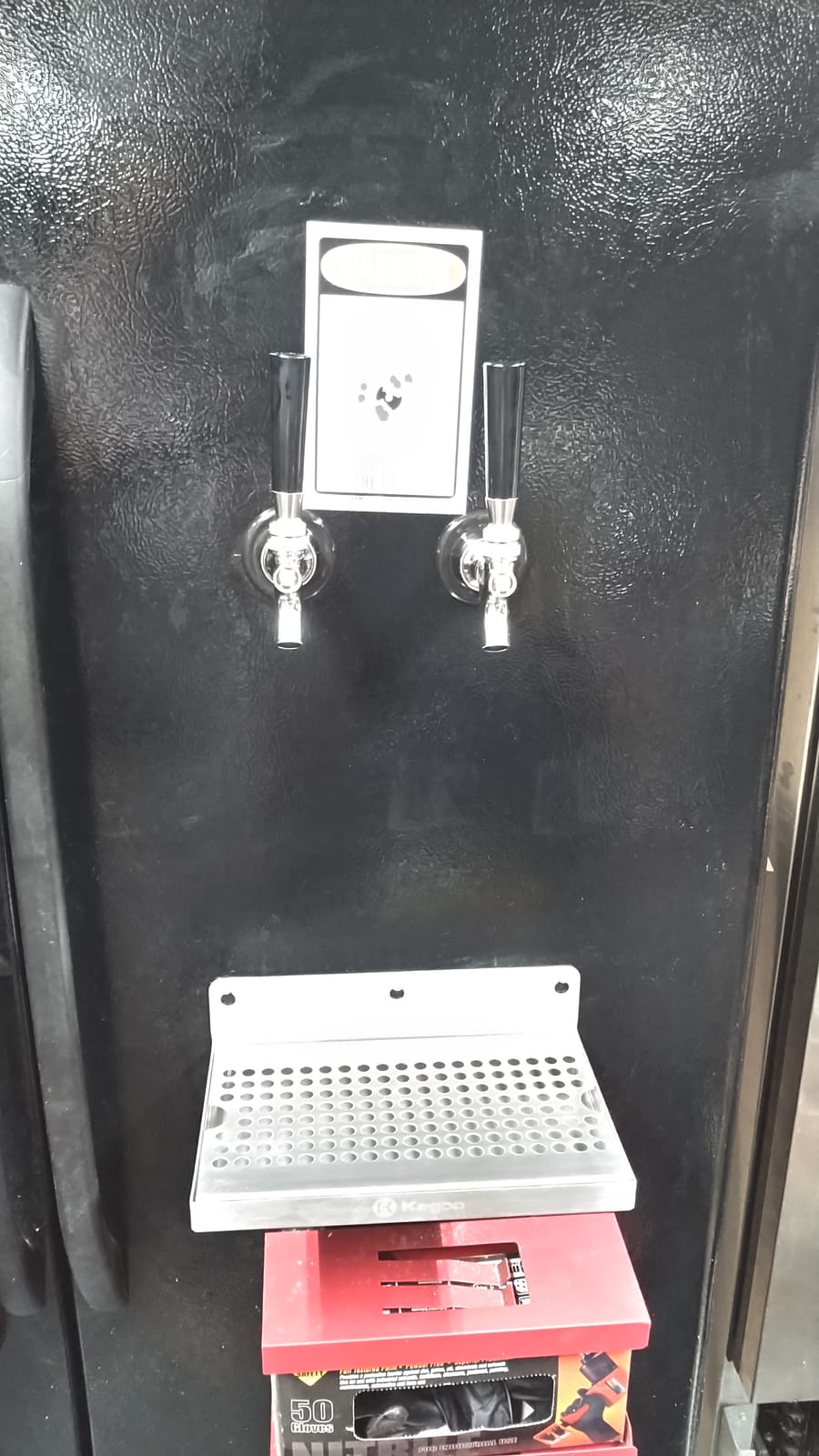 Kegco EBDHCK2-5T Deluxe Homebrew Two Tap Door Mount Kegerator Conversion Kit with 5 lb. Aluminum CO2 Tank customer photo 1