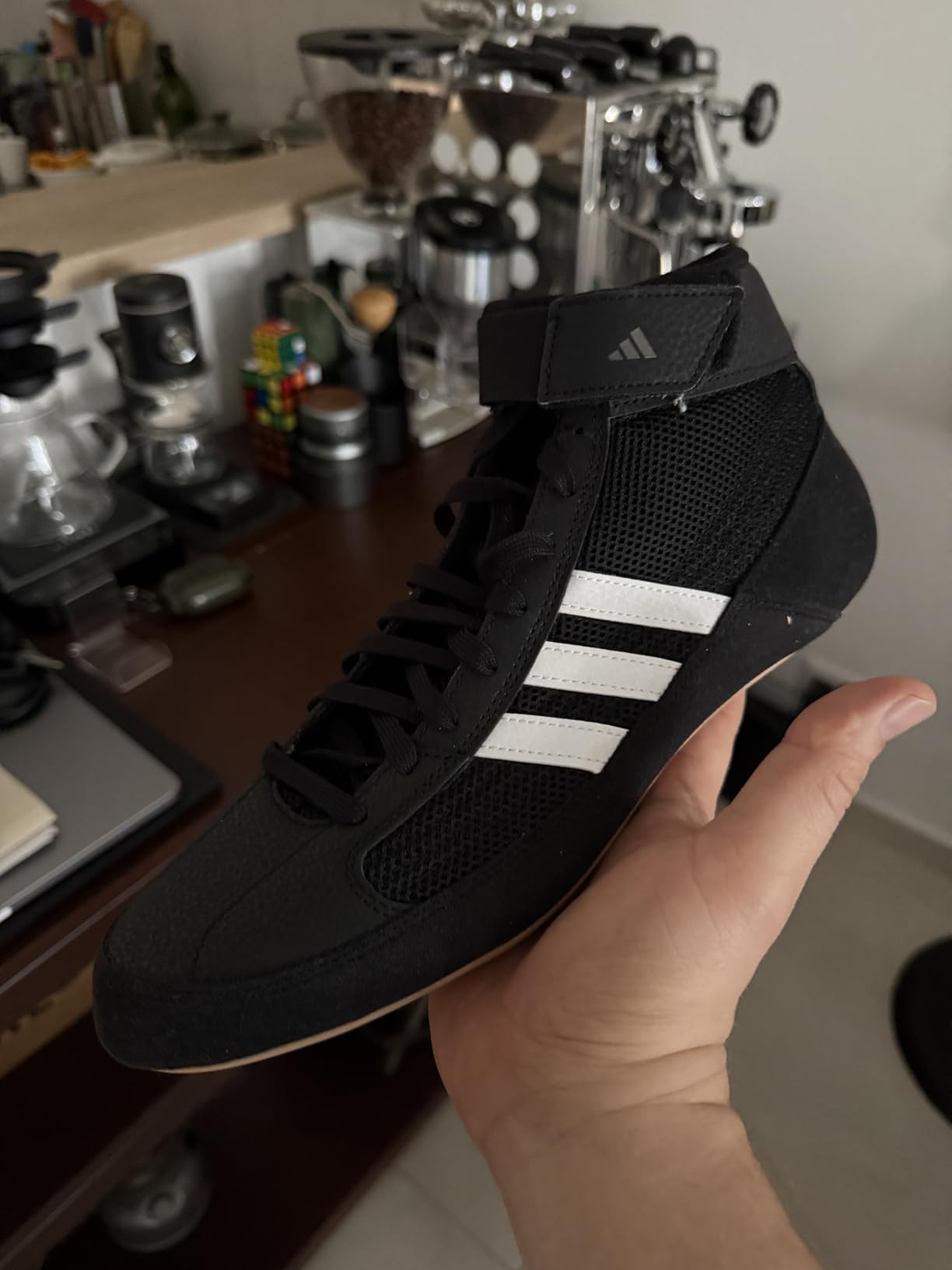 adidas Men's HVC 2 Wrestling Shoes customer photo 1