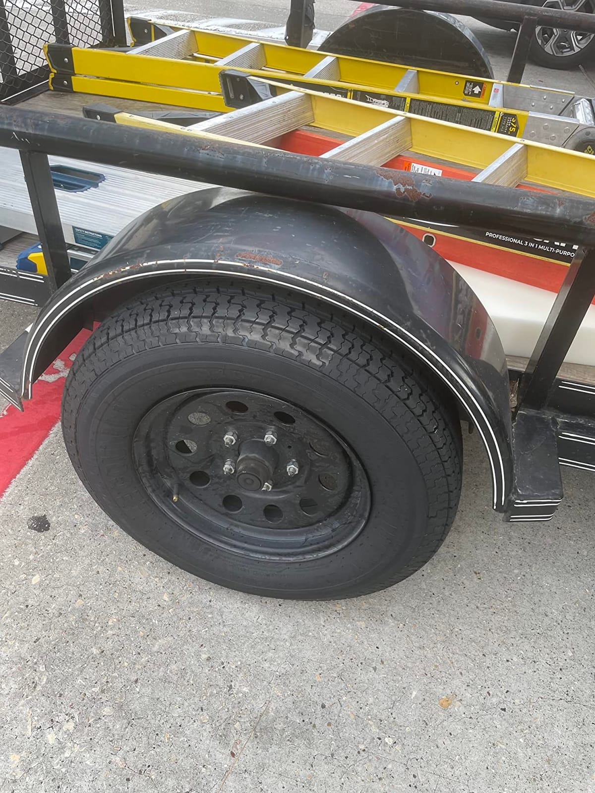 Free Country ST205/75R15 Premium Trailer Tires 8PR LR D 107N w/Scuff Guard, Set of 2 customer photo 2