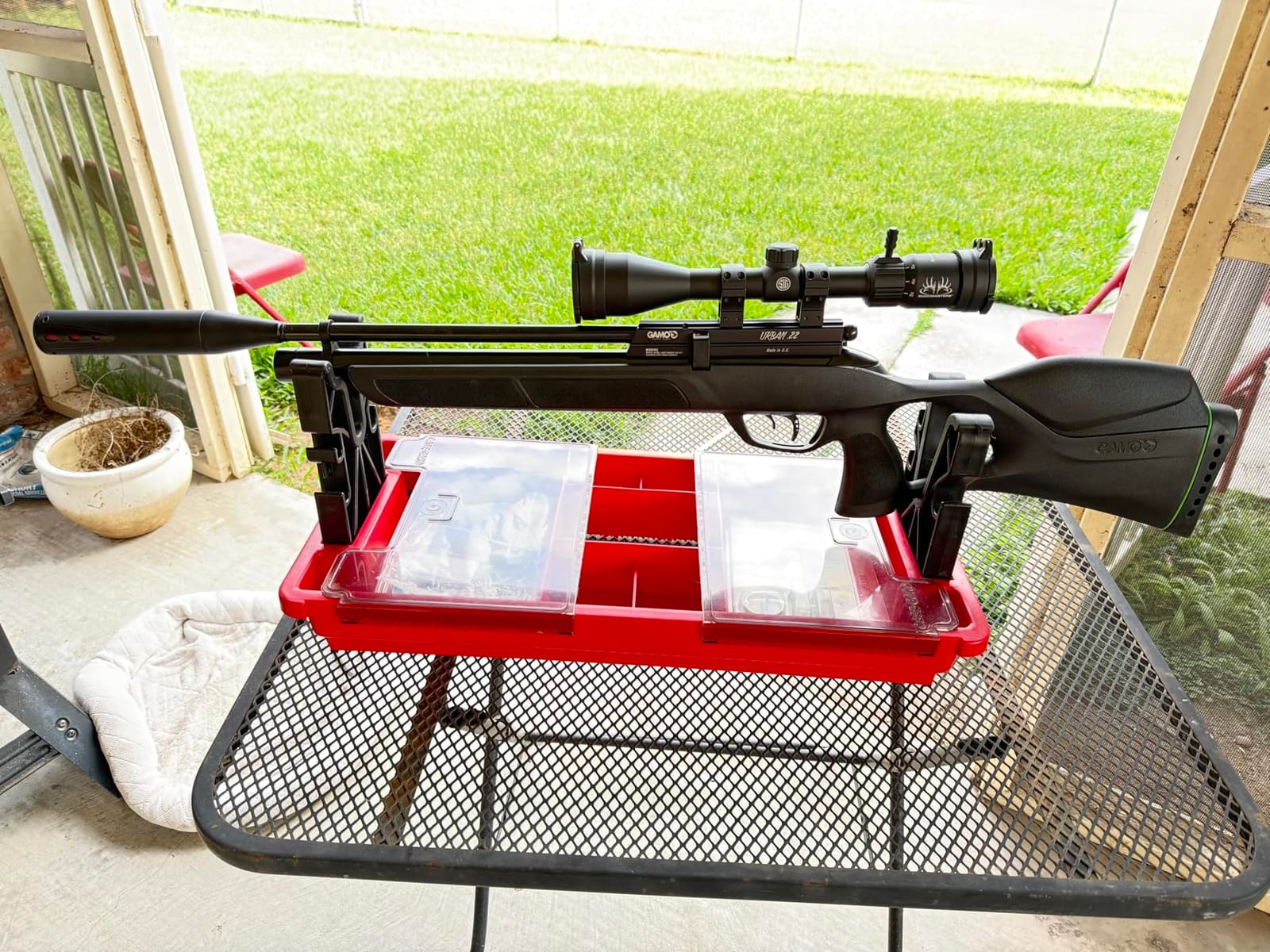Gamo Urban PCP Bolt Action Air Rifle - .22 Cal - 1100 FPS - Black | Whisper Fusion Suppression - 10-Shot Magazine - Hammer-Forged Rifled Barrel customer photo 1