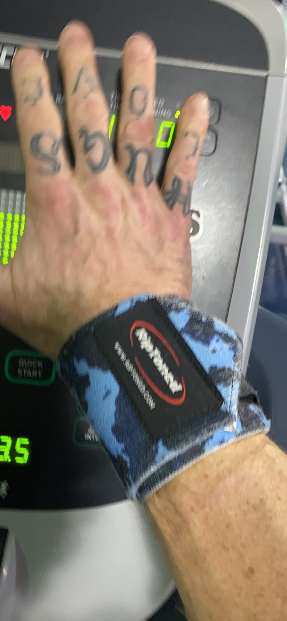 Rip Toned Wrist Wraps for Weightlifting - USPA & USAPL Approved - Stiff or Flex - 18