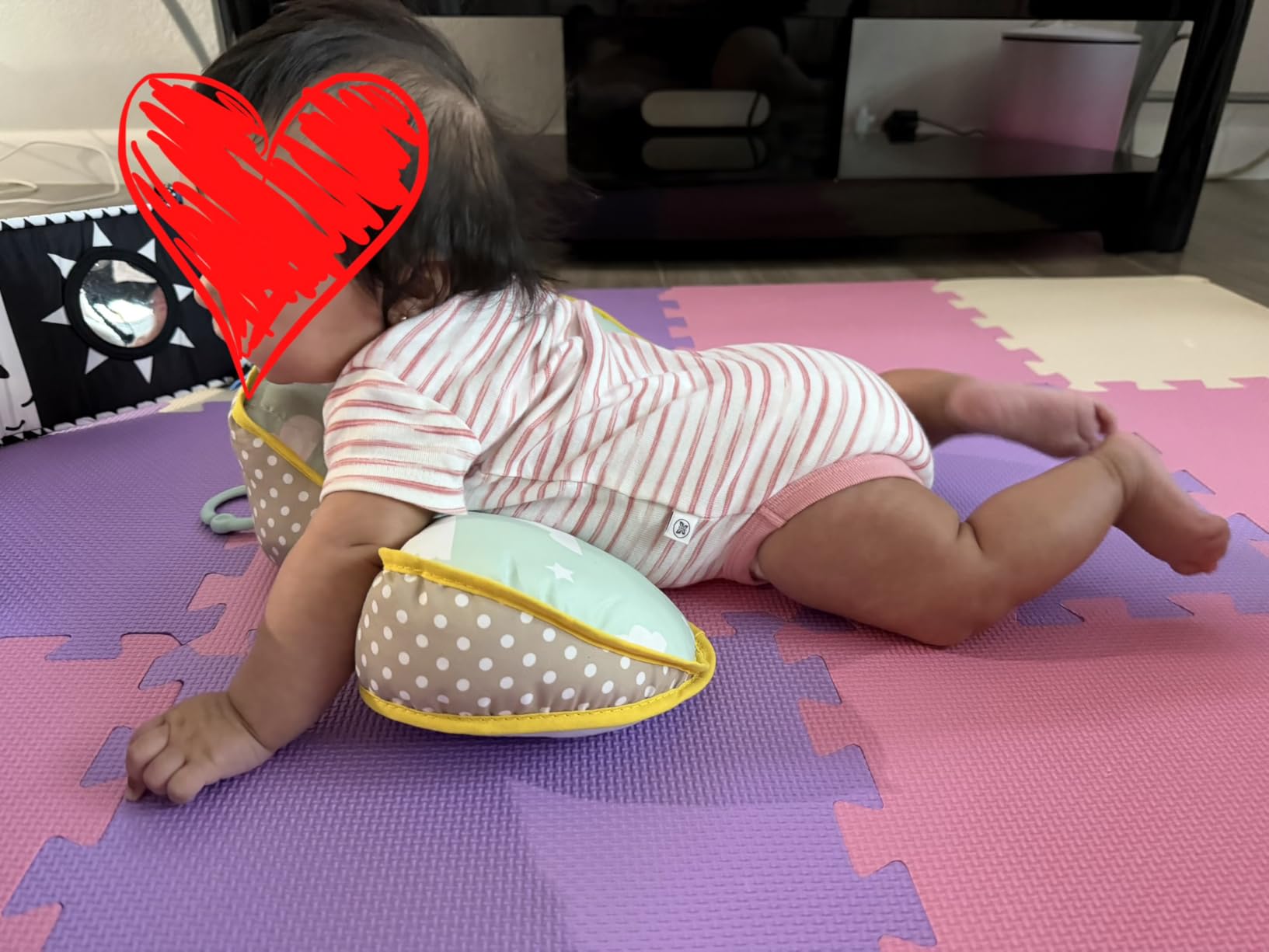 BalanceFrom Foam Floor Tiles for Kids - Non-Toxic Comfortable Baby Play Mat and Interlocking Foam Tiles for Crawling & Development, 36 Tiles Cover 36 Sq ft customer photo 2