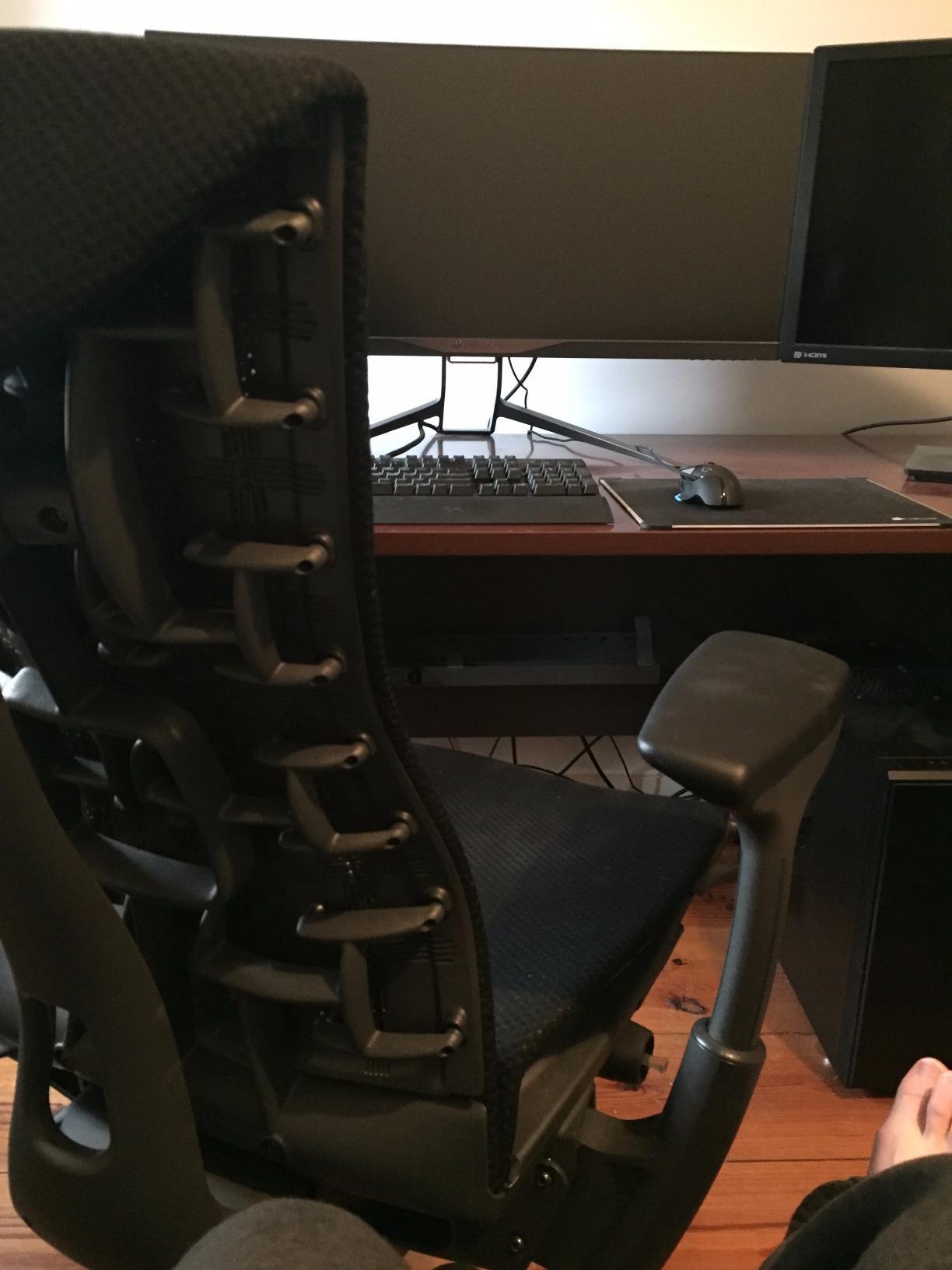 Herman Miller Embody Ergonomic Office Chair | Fully Adjustable Arms and Carpet Casters | Black Rhythm customer photo 1