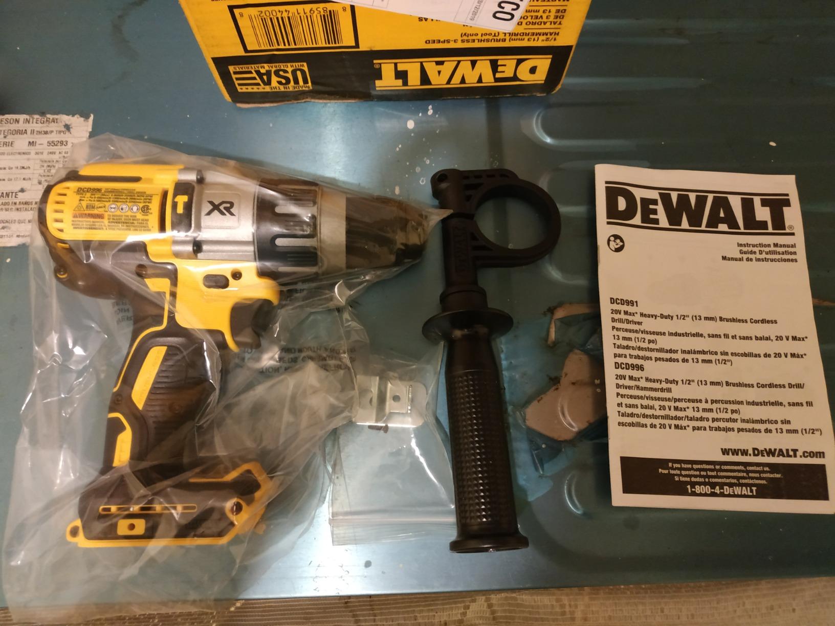 20V MAX XR Cordless Hammer Drill Driver Brushless, Heavy Duty 1/2