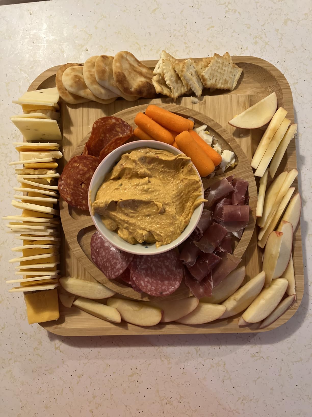 Charcuterie Boards Gift Set, Bamboo Cheese Board with Serving Accessories | House Warming Gifts New Home, Birthday Gifts for Women, Gifts for Men and Mom, Wedding, Bridal Shower, Anniversary Present customer photo 1