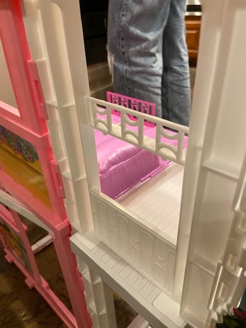 Barbie 3-Story Townhouse Dollhouse with Accessories | Elevator, Swing Chair, Furniture and Accessories, Fold for Portability and Travel (Amazon Exclusive) customer photo 2