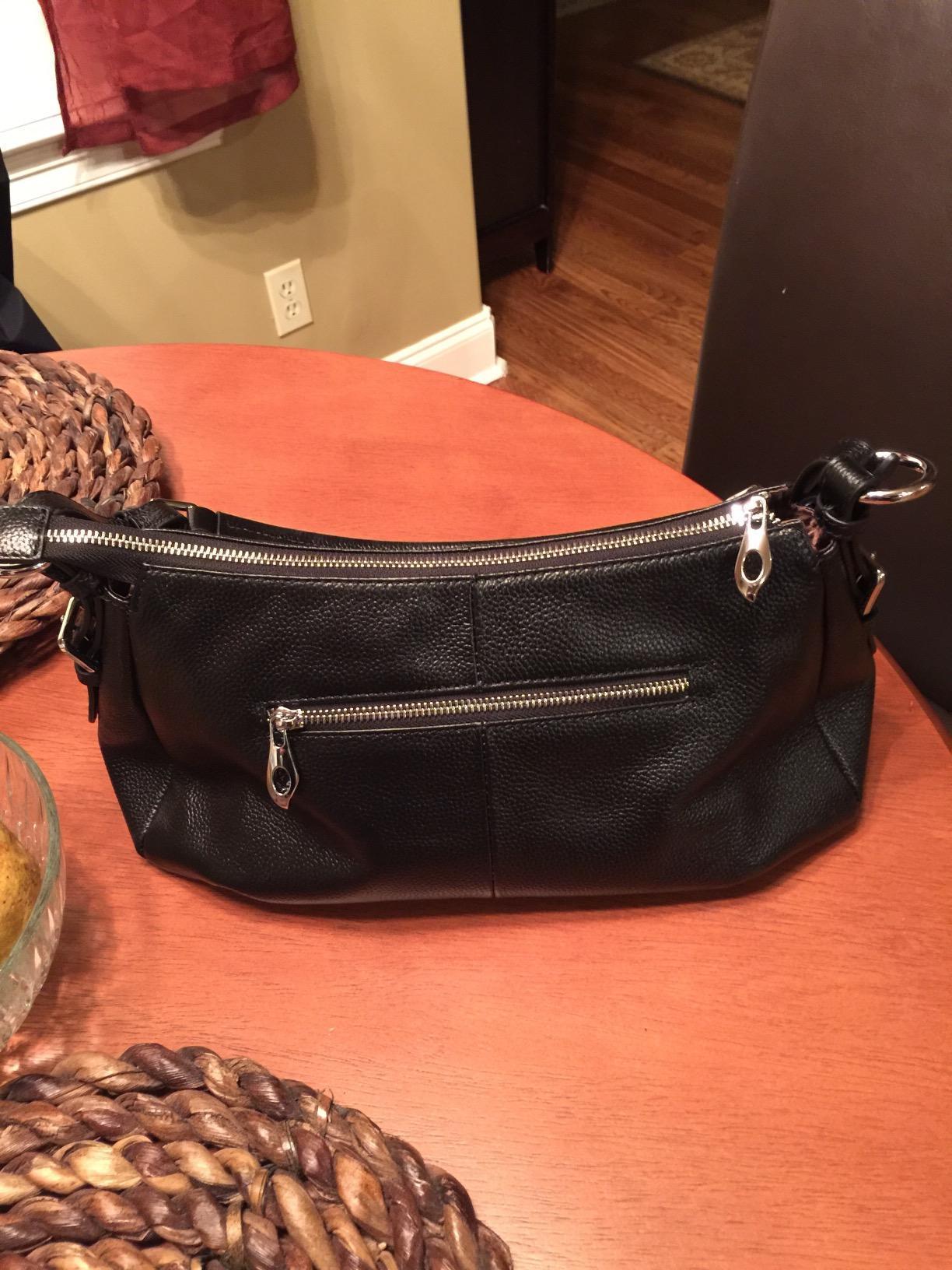 HESHE Leather Purse and Handbag Hobo Shoulder Bags Tote Bag Crossbody Purse | Designer Genuine Leather Top Handle Ladies Casual Travel Work Satchel Bag Adjustable Straps Large Capacity Zippered Closure customer photo 1