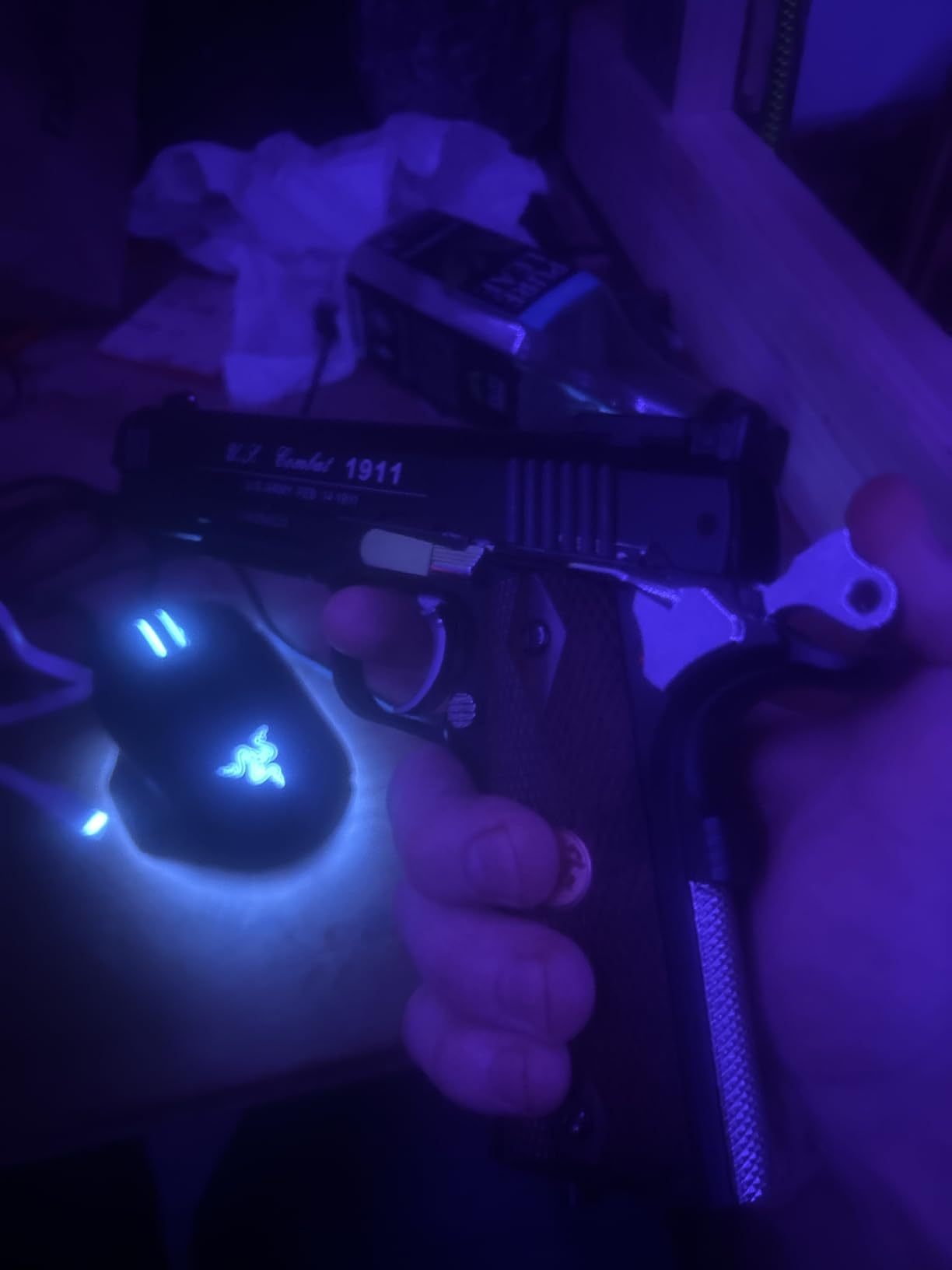 500 fps new full metal wg airsoft m 1911 gas co2 hand gun pistol w/ 6mm bb bbs (Airsoft Gun) customer photo 2