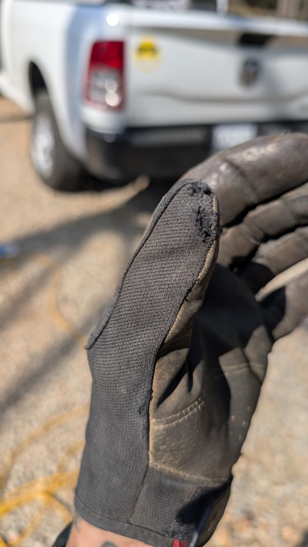 Mechanix Wear Original Leather Work Gloves, Brown/Black customer photo 1
