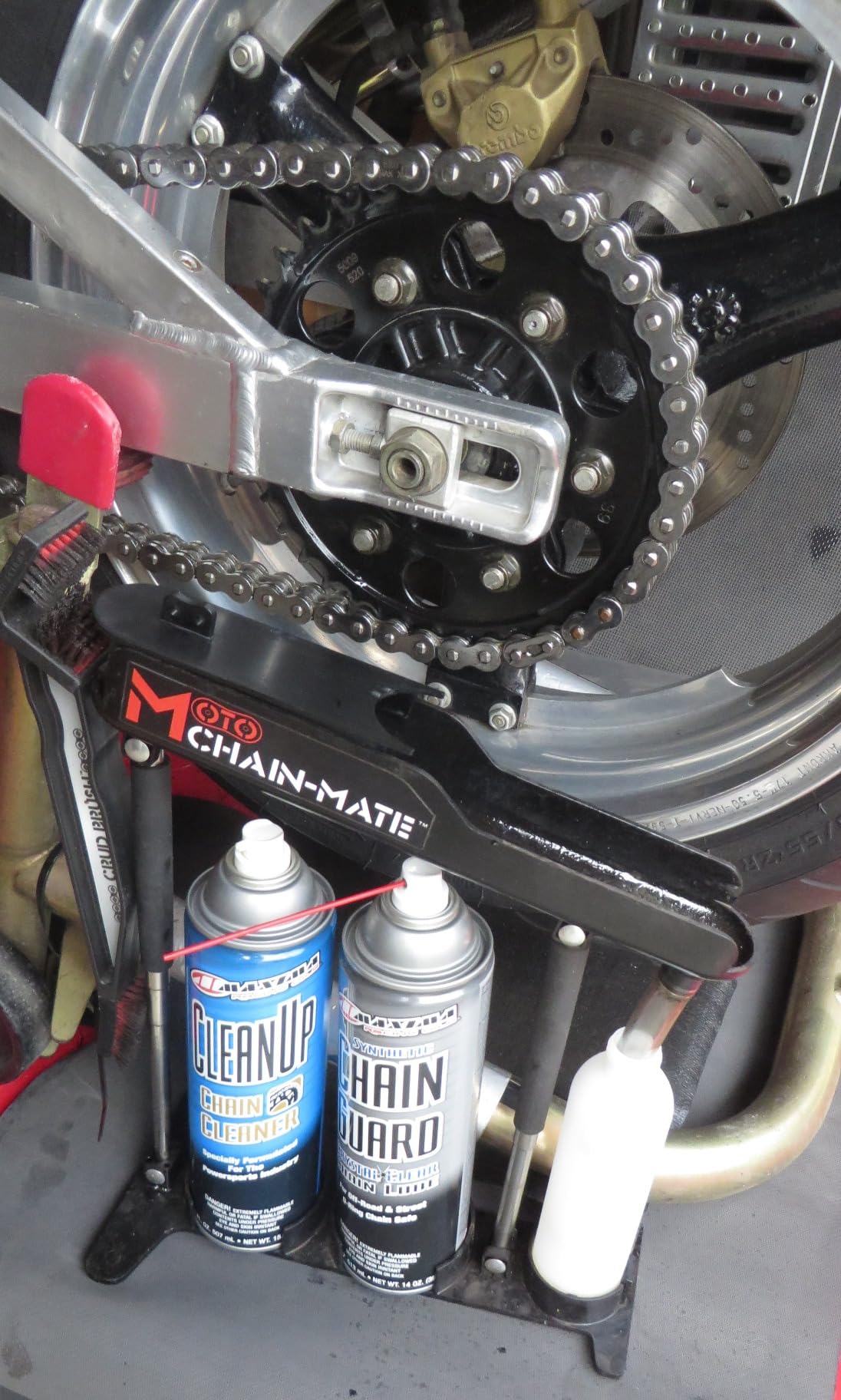 Maxima Racing Oils MA-BCC-GUARD Synthetic Chain Guard Basic Care Aerosol Combo Kit, 29 fl. oz customer photo 1