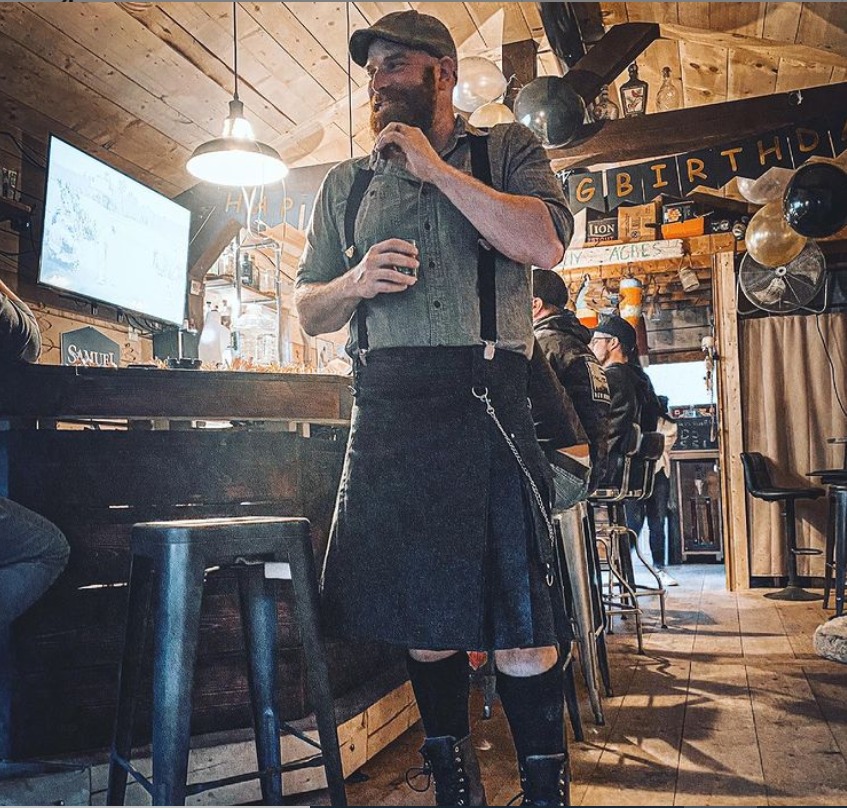 Damn Near Kilt 'Em Mens Smithy Utility - Cargo Kilt customer photo 2