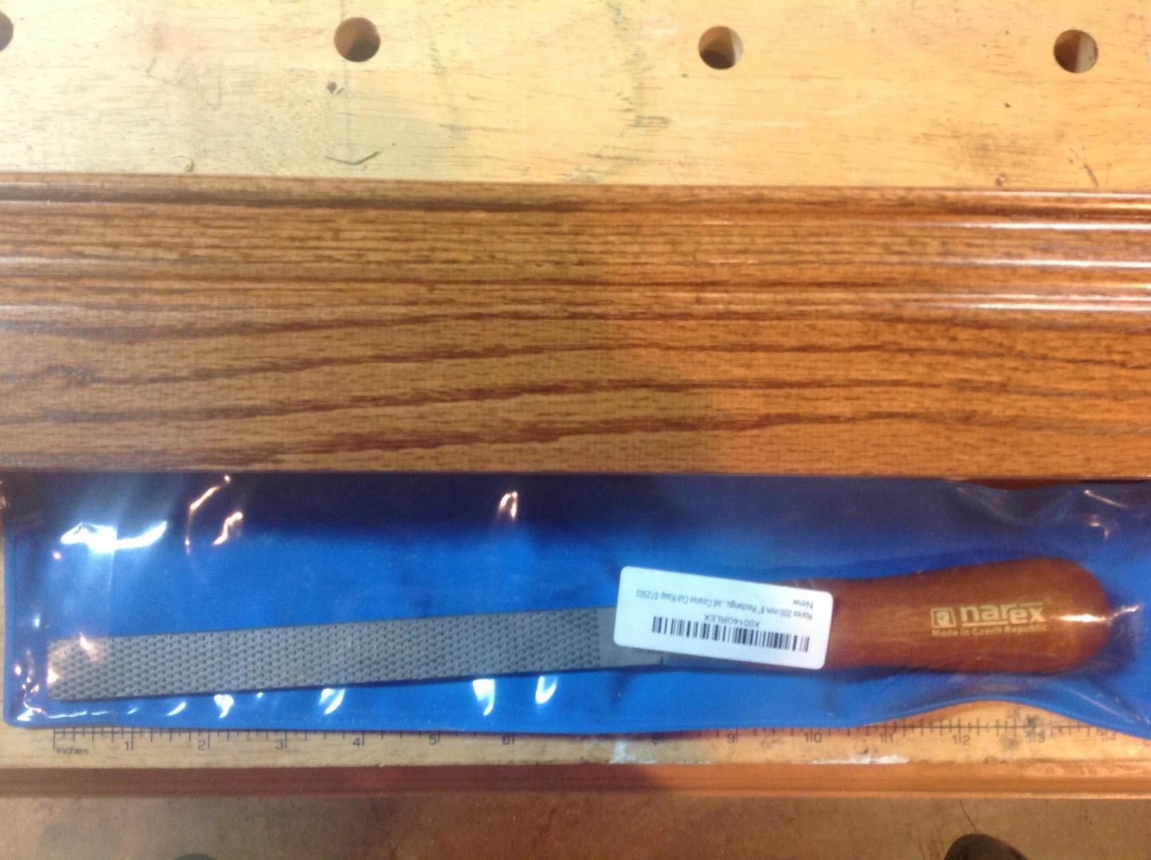 Narex 200 mm (8 Inch) Rectangular Flat Cabinetmaker Wood Coarse Cut Rasp 872502 customer photo 1