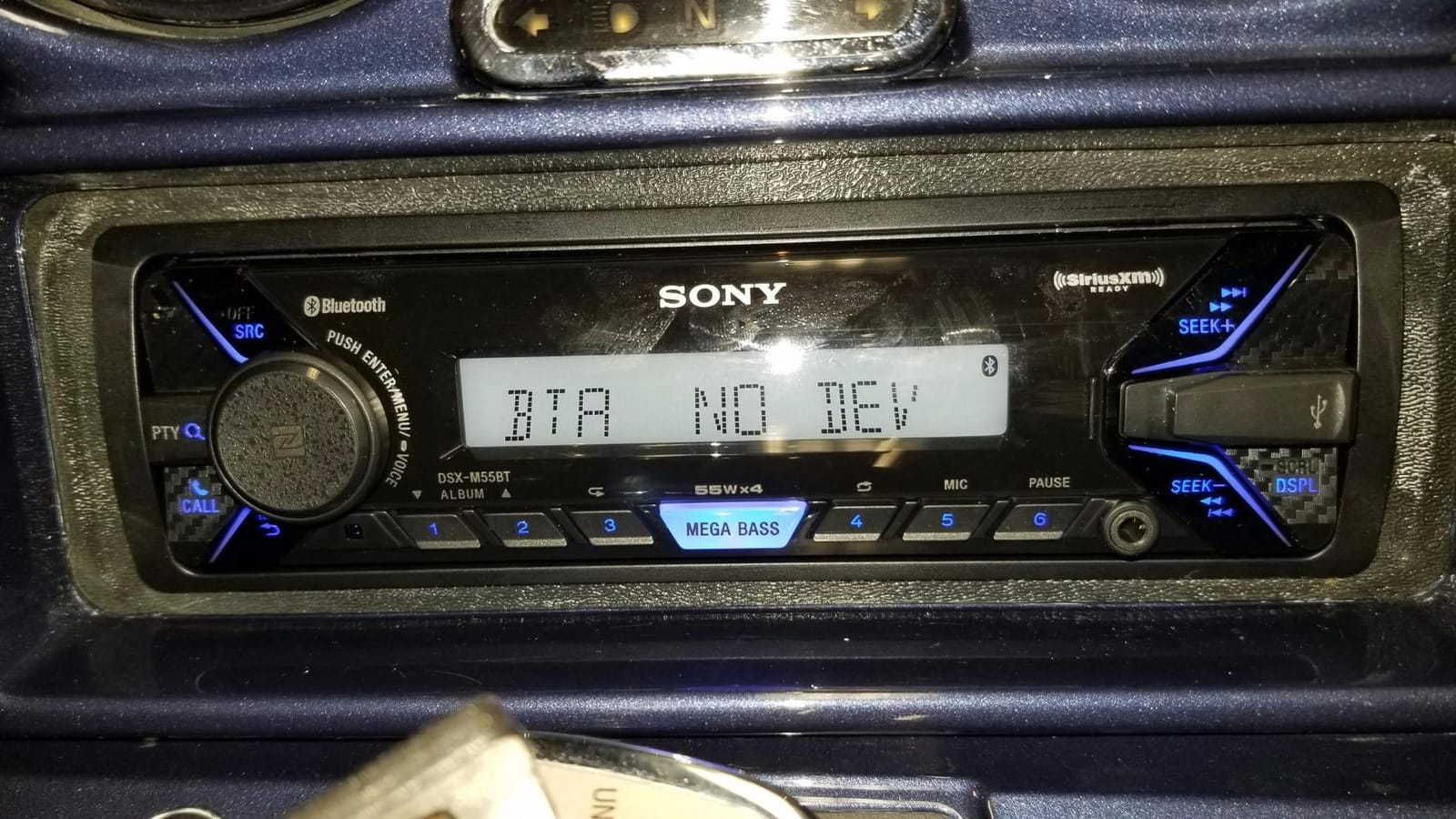 Sony DSXM55BT Bluetooth Marine Digital Media Stereo Receiver SiriusXM Ready, Single DIN customer photo 1