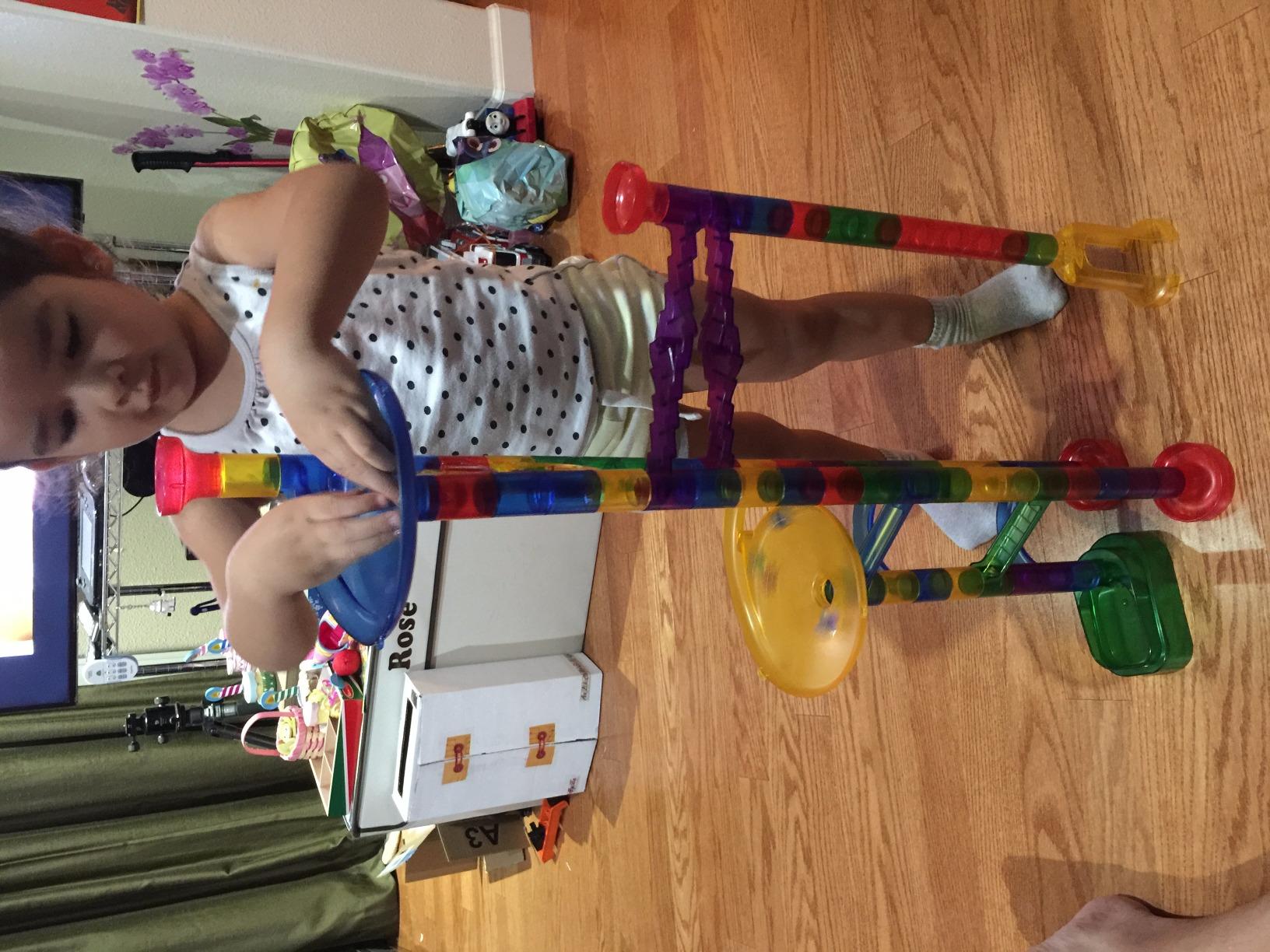 Marble Genius Marble Run Extreme Set, 300 Translucent Pieces, STEM Toy customer photo 2