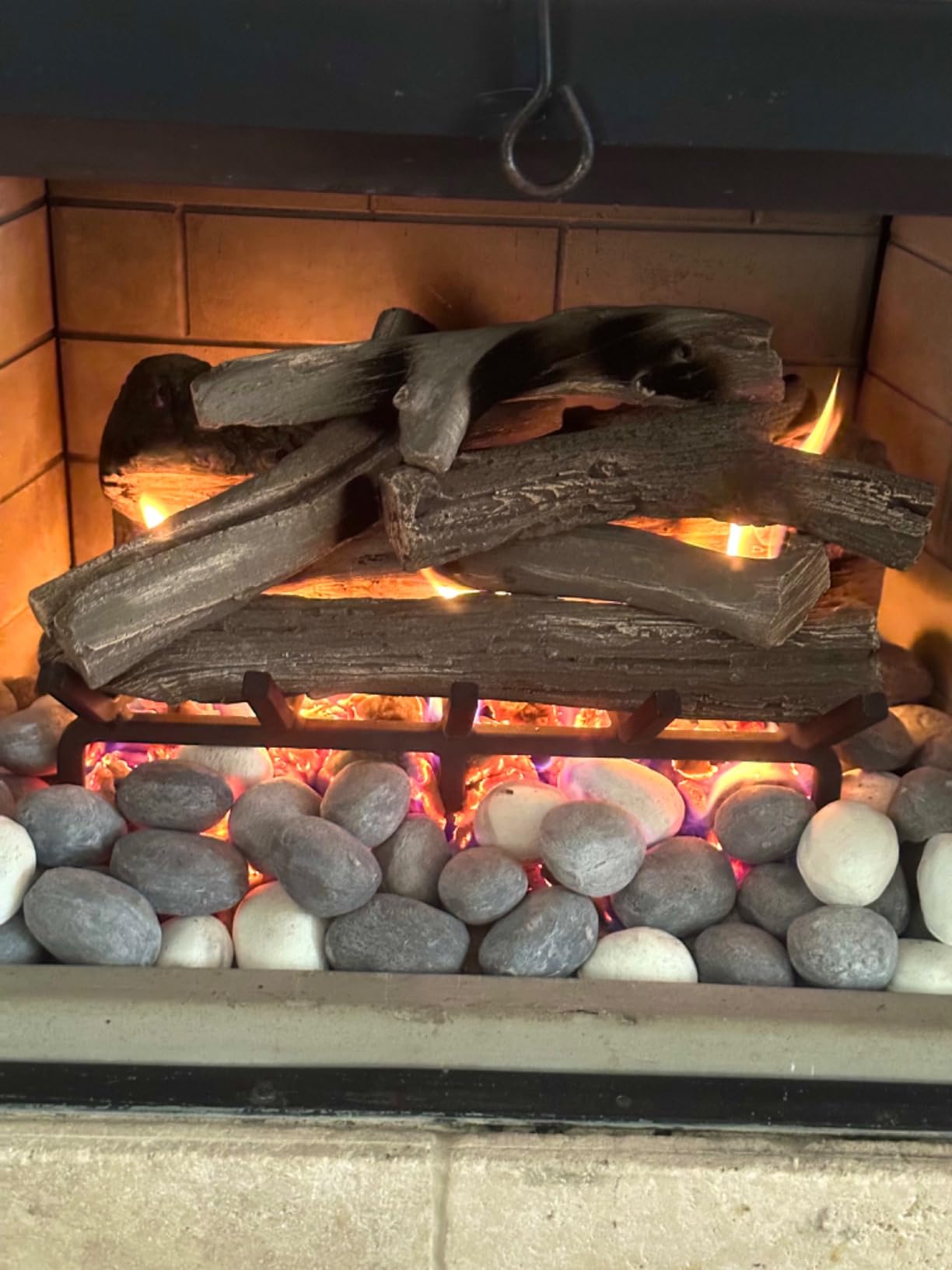 Midwest Hearth Gas Logs Deluxe Decorative Branch and Twig Set | Cast from Real Logs and Hand Painted in USA (Oak 5-Piece) customer photo 1