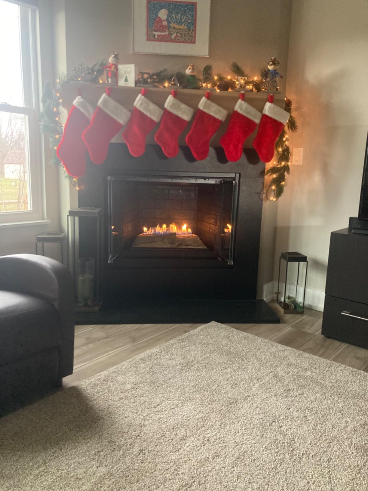 Midwest Hearth Gas Logs Deluxe Decorative Branch and Twig Set | Cast from Real Logs and Hand Painted in USA (Oak 5-Piece) customer photo 2
