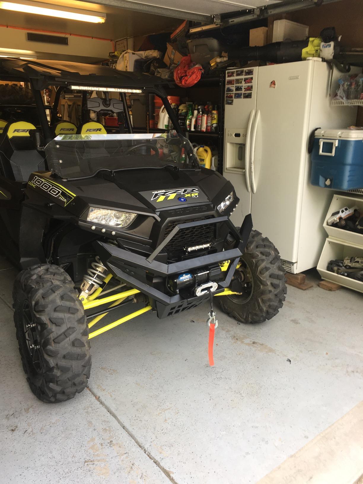 VIPER Midnight 4500lb ATV/UTV Waterproof Wireless Winch with 50 Feet of Black Synthetic Winch Rope. Designed by Motoalliance® - a USA Powersports Company with 20+ Years of Offroad Experience. customer photo 1