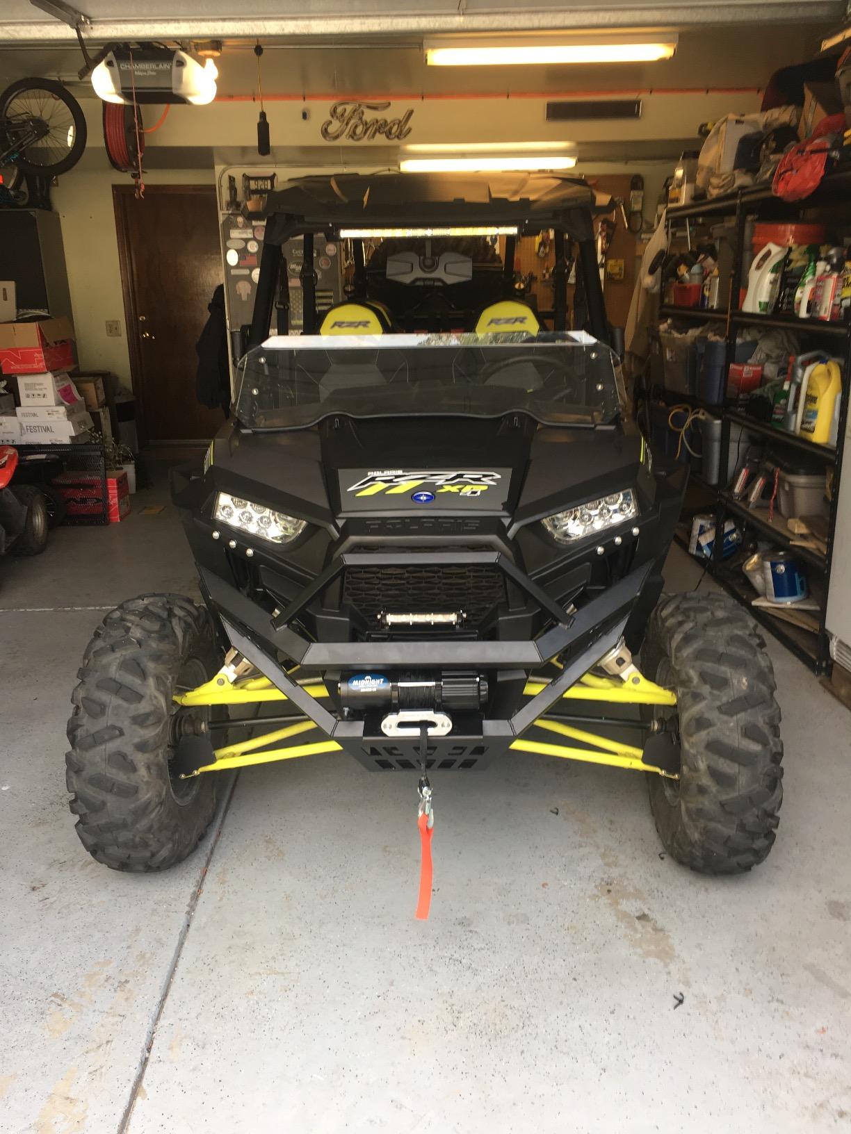 VIPER Midnight 4500lb ATV/UTV Waterproof Wireless Winch with 50 Feet of Black Synthetic Winch Rope. Designed by Motoalliance® - a USA Powersports Company with 20+ Years of Offroad Experience. customer photo 2