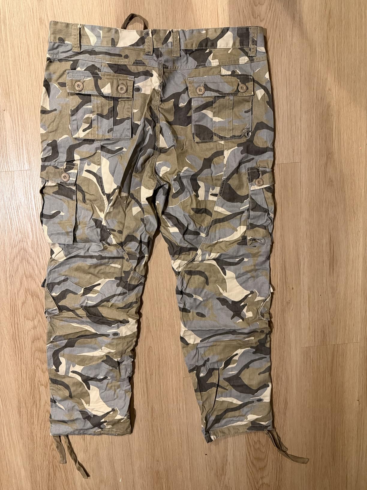 Mens Cargo Pants Camo Work Tactical Rip Stop BDU Casual Army Military Pants customer photo 2