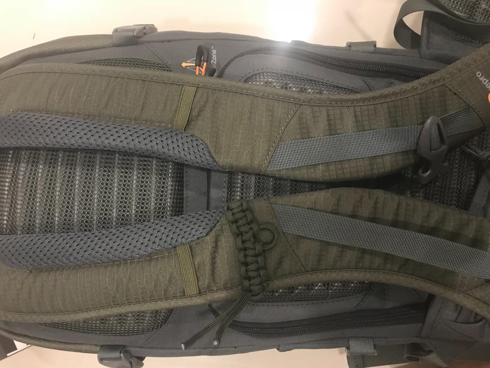 Lowepro LP37014-PWW Flipside Trek BP 250 AW Backpack for Camera with ActiveZone Suspension System, Tablet Compartment, Grey/Dark Green customer photo 1