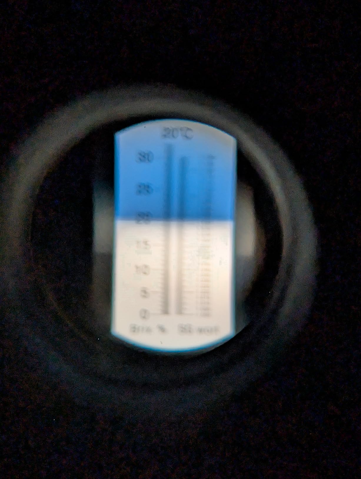 aichose Brix Refractometer with ATC, Dual Scale - Specific Gravity & Brix, Hydrometer in Wine Making and Beer Brewing, Homebrew Kit customer photo 2