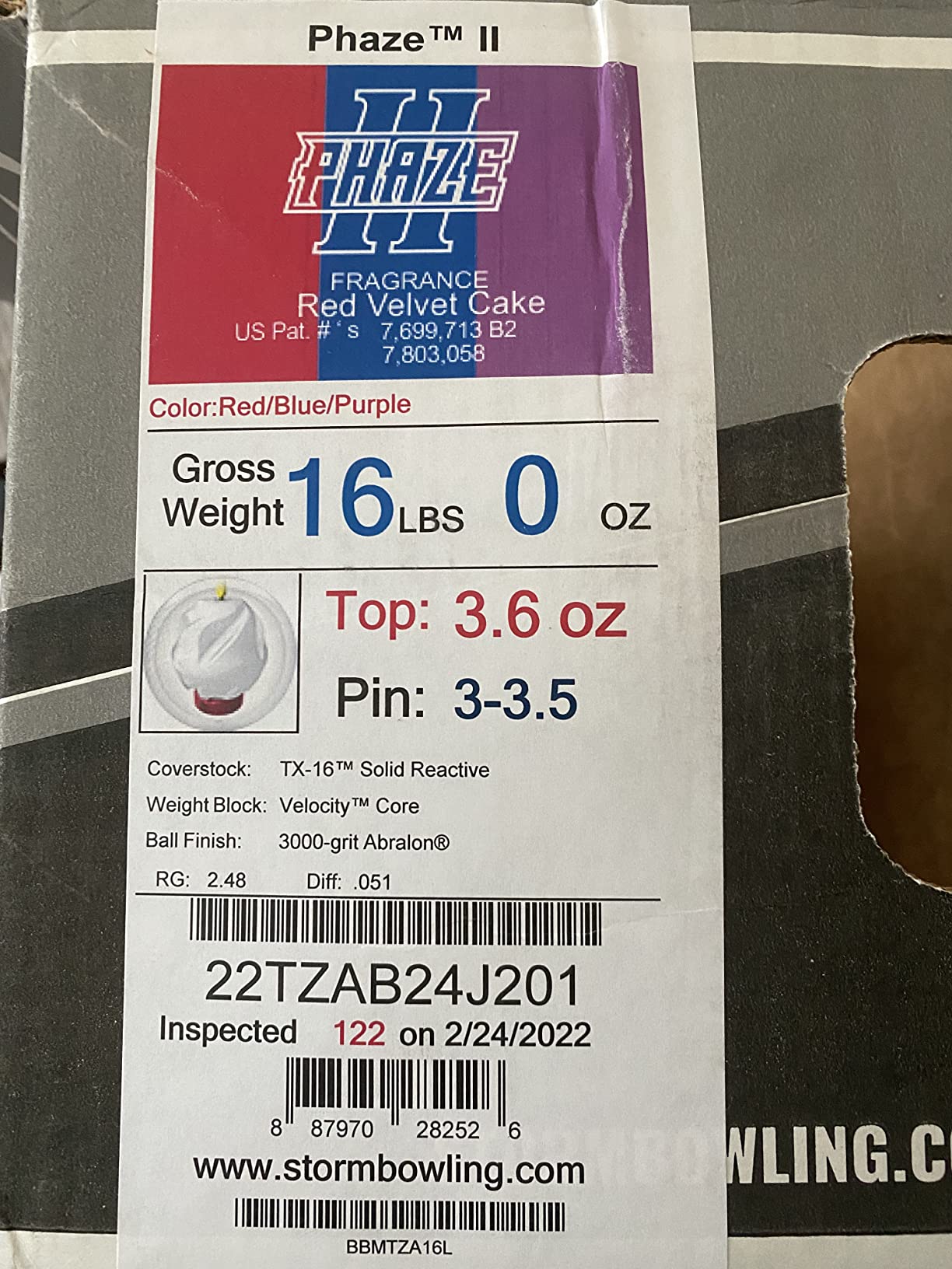 Storm Phaze II Bowling Ball customer photo 2