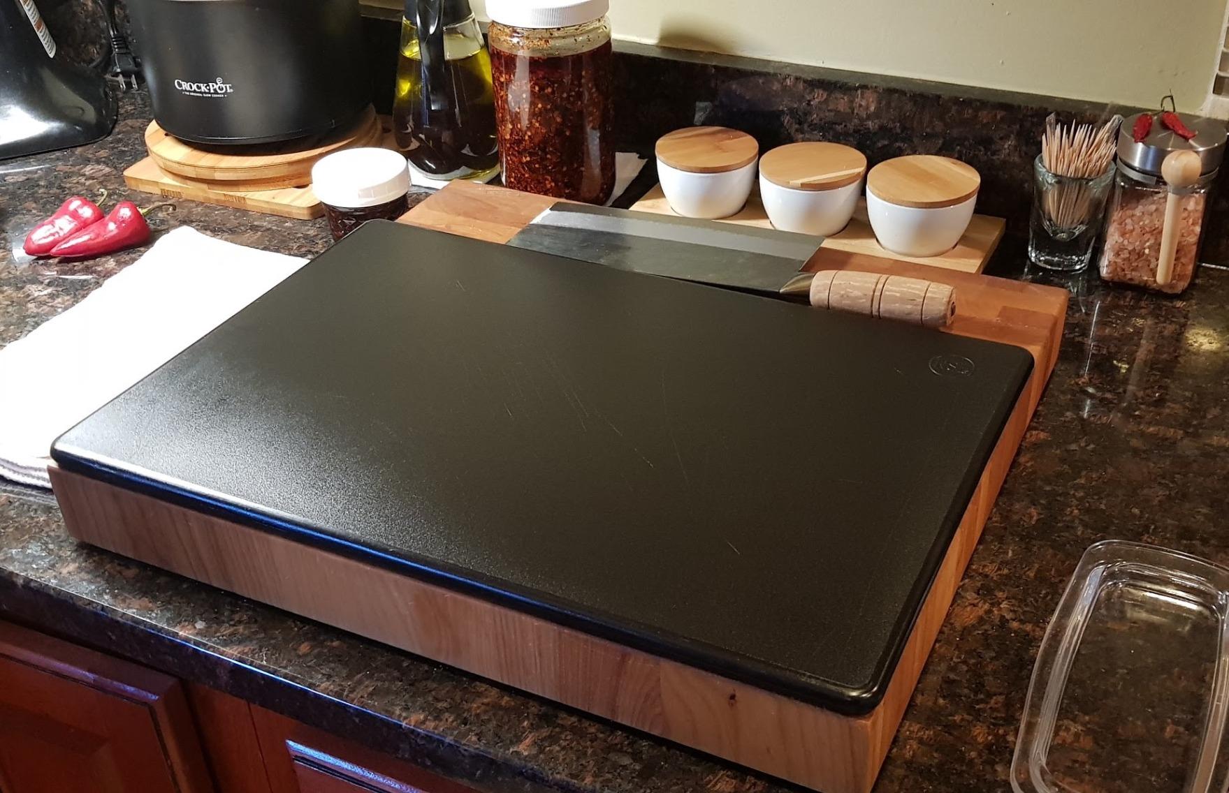 Thirteen Chefs 18x12 White Cutting Board for Kitchen, 1/2