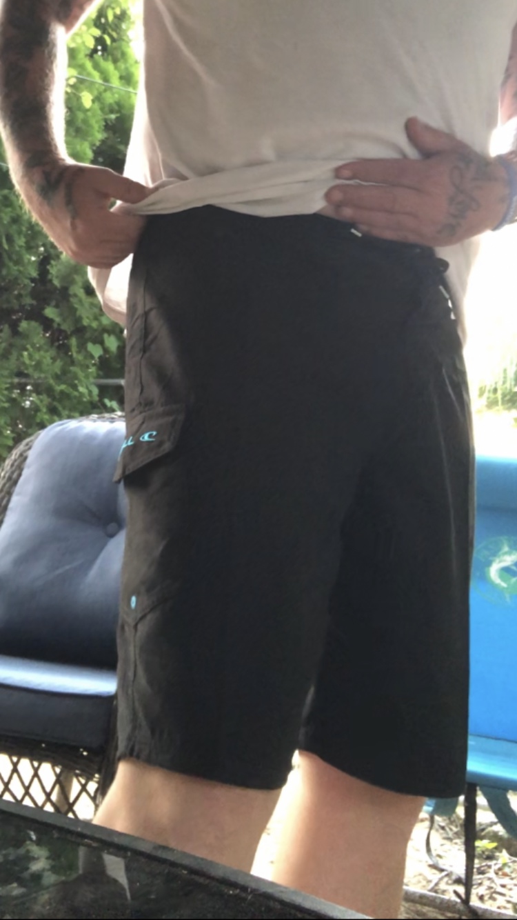 Men's 21 Inch Solid Boardshorts - Water Resistant Swim Trunks for Men with Quick Dry Stretch Fabric and Pockets customer photo 2