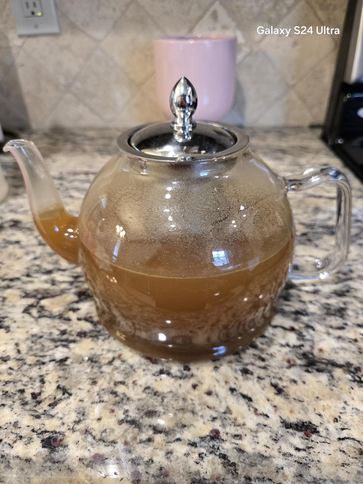 HIWARE 1000ml Glass Teapot with Removable Infuser, Stovetop Safe Tea Kettle, Blooming and Loose Leaf Tea Maker Set customer photo 2