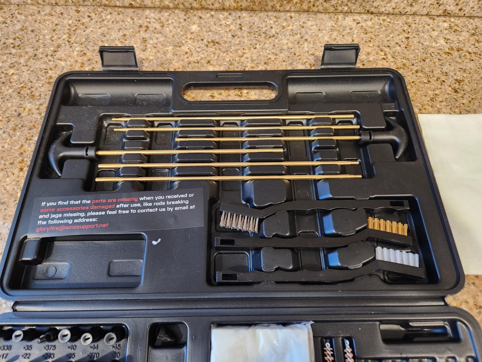 GLORYFIRE Universal Gun Cleaning Kit with Jags and Rods for All Caliber customer photo 1