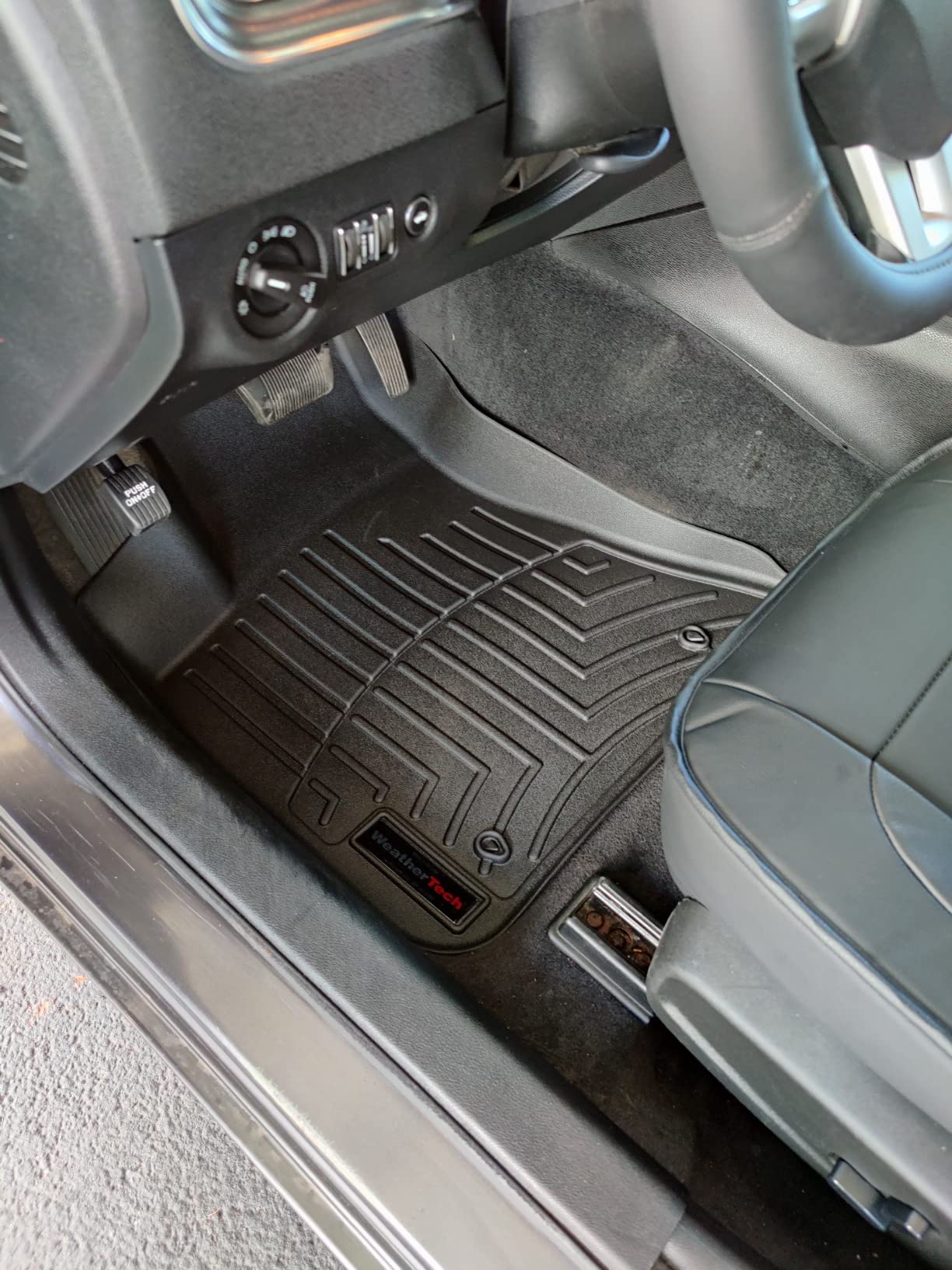 WeatherTech Custom Fit FloorLiners for Chrysler 300, Charger, 1st & 2nd Row (44379-1-2), Black customer photo 1